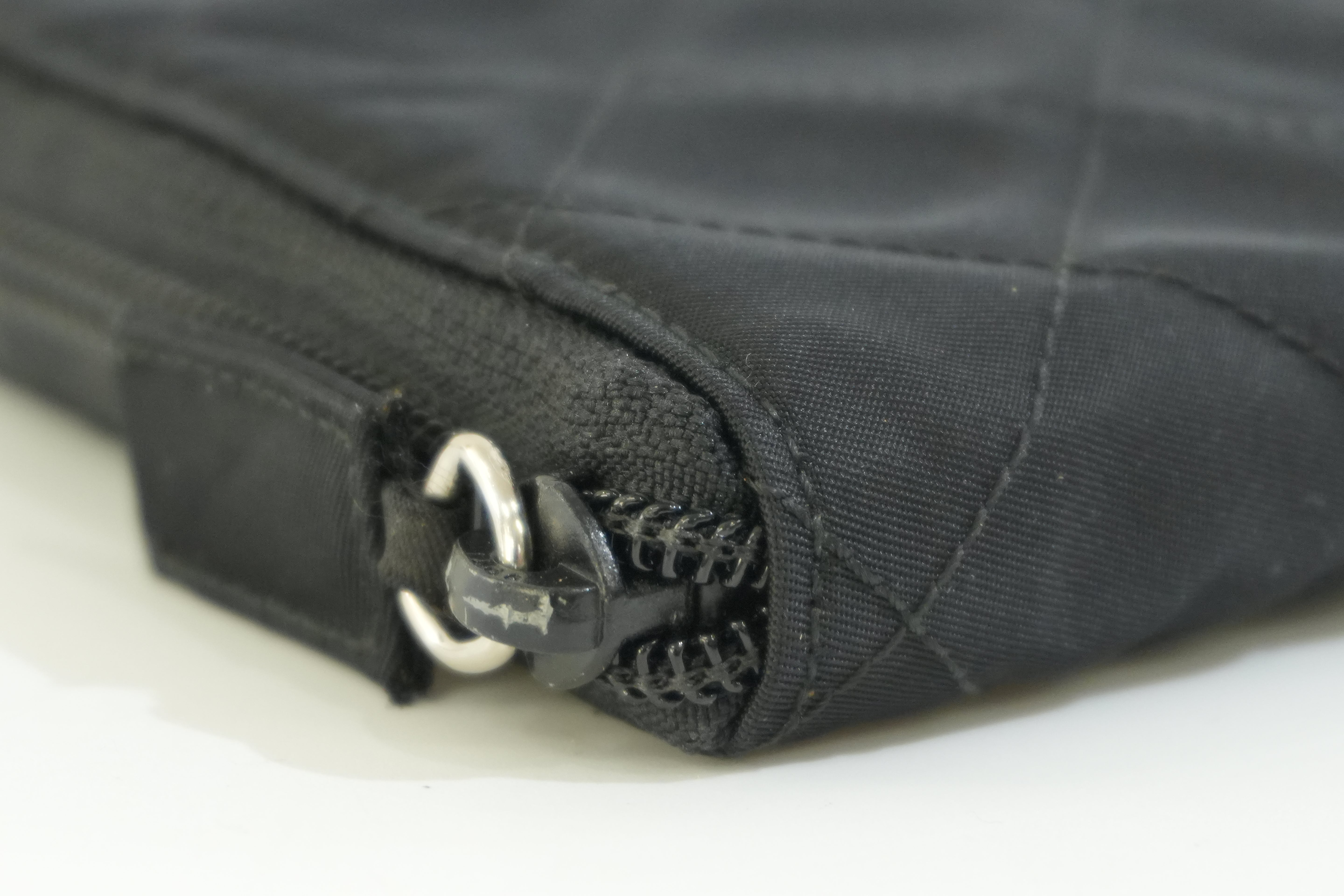 Pre-owned Prada Zippy Long Wallet Black