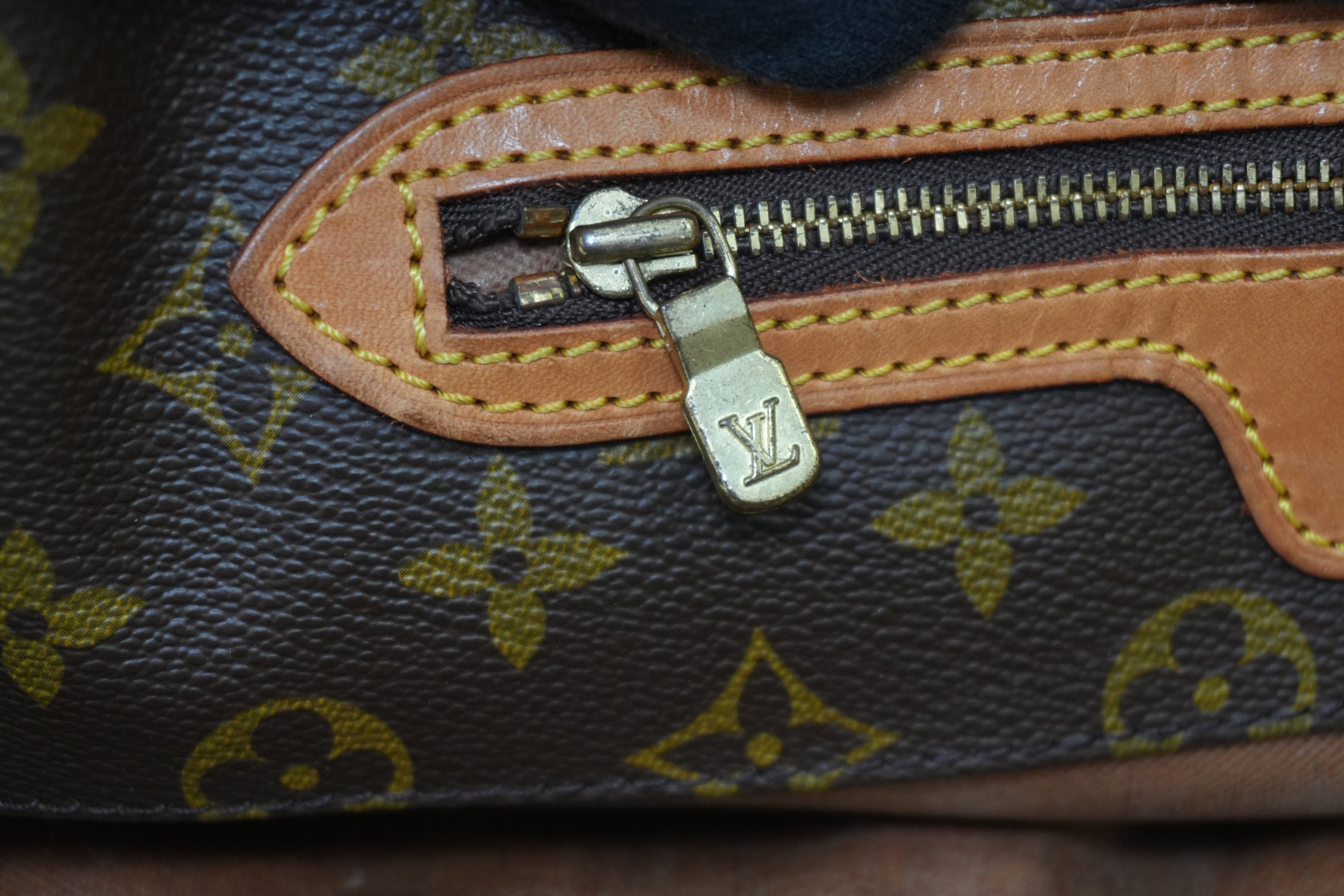 Louis Vuitton Monogram Sac Shopping GM Shoulder Tote Bag Used