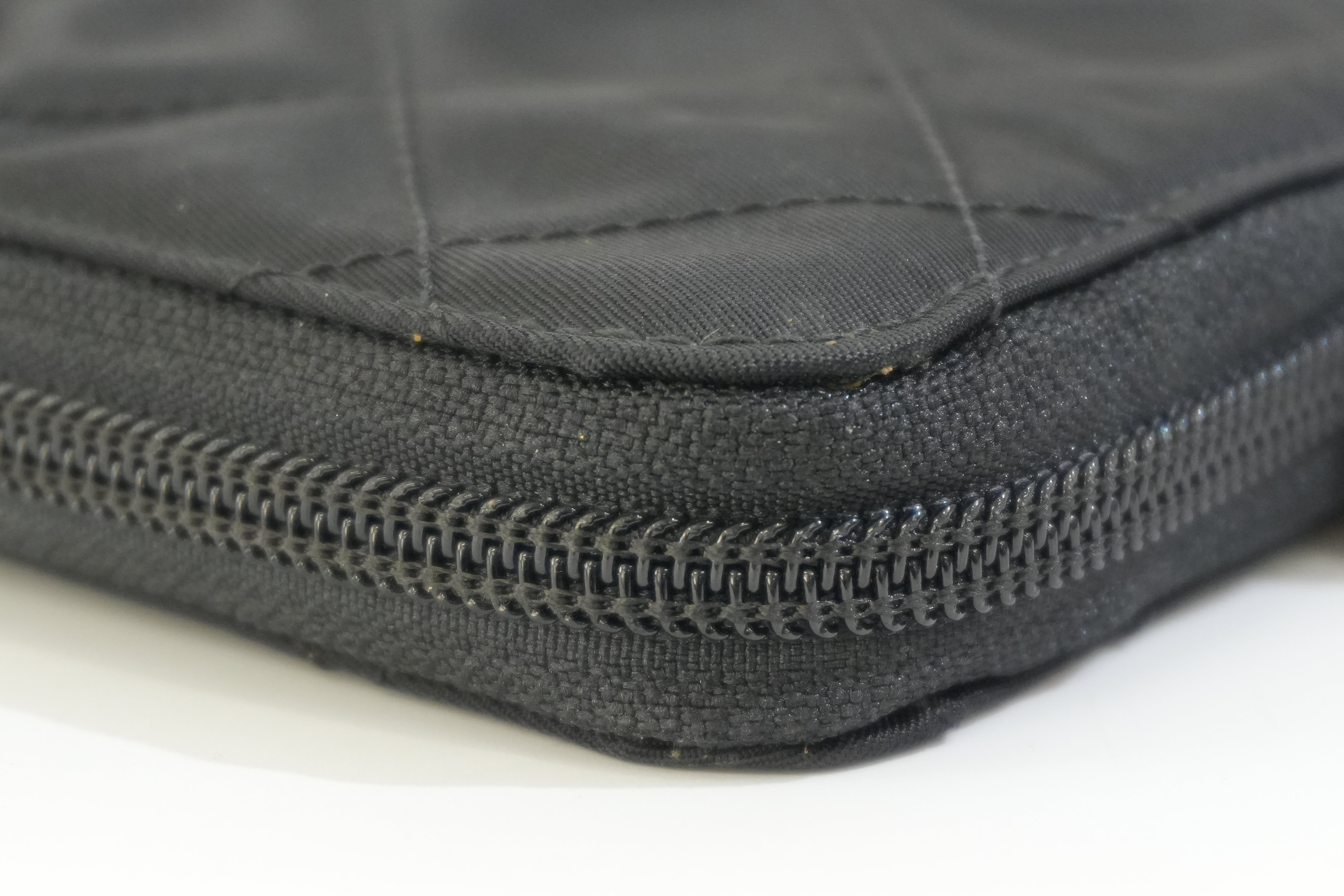 Pre-owned Prada Zippy Long Wallet Black