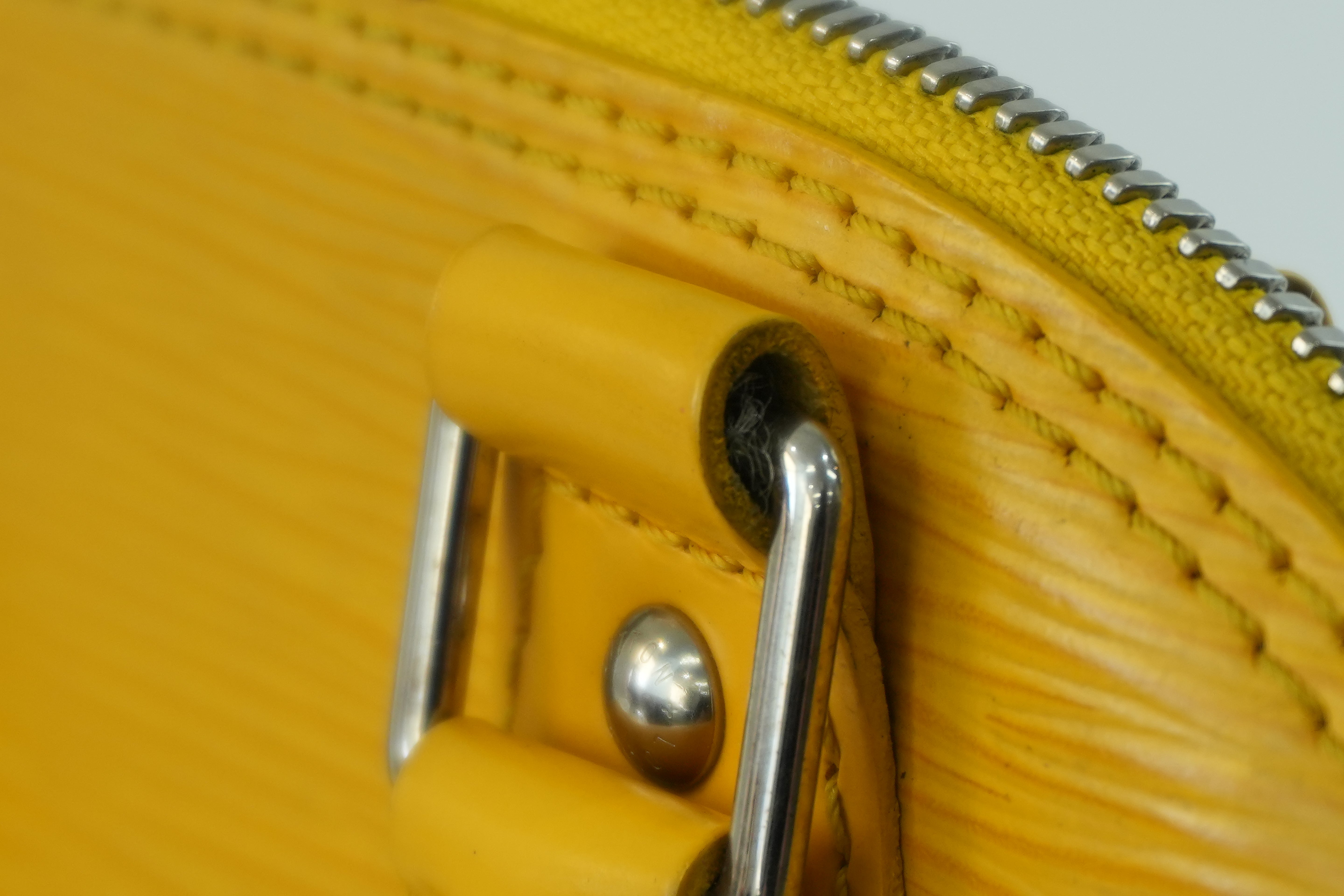 Louis Vuitton Alma Handbag BB Yellow Used