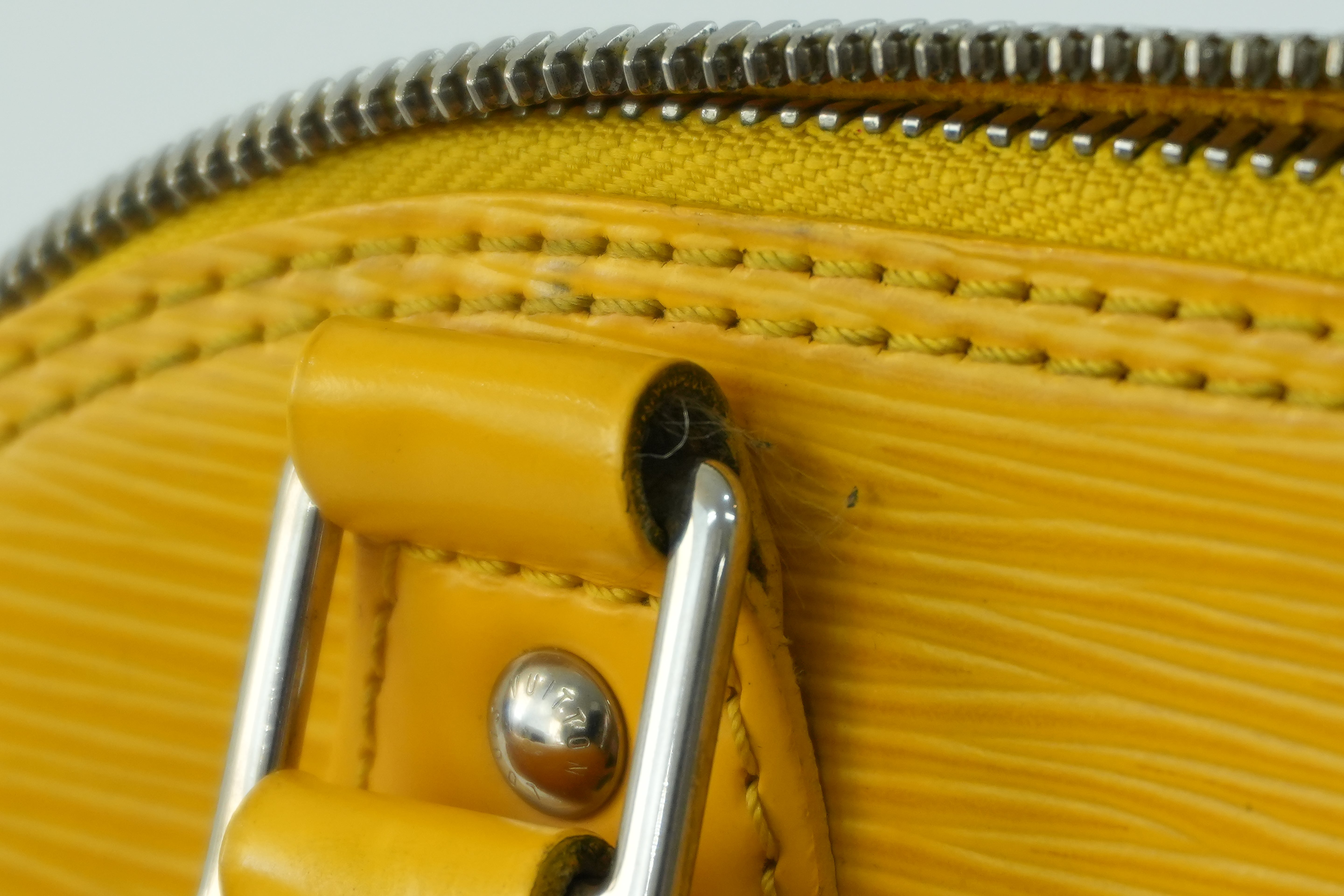 Louis Vuitton Alma Handbag BB Yellow Used