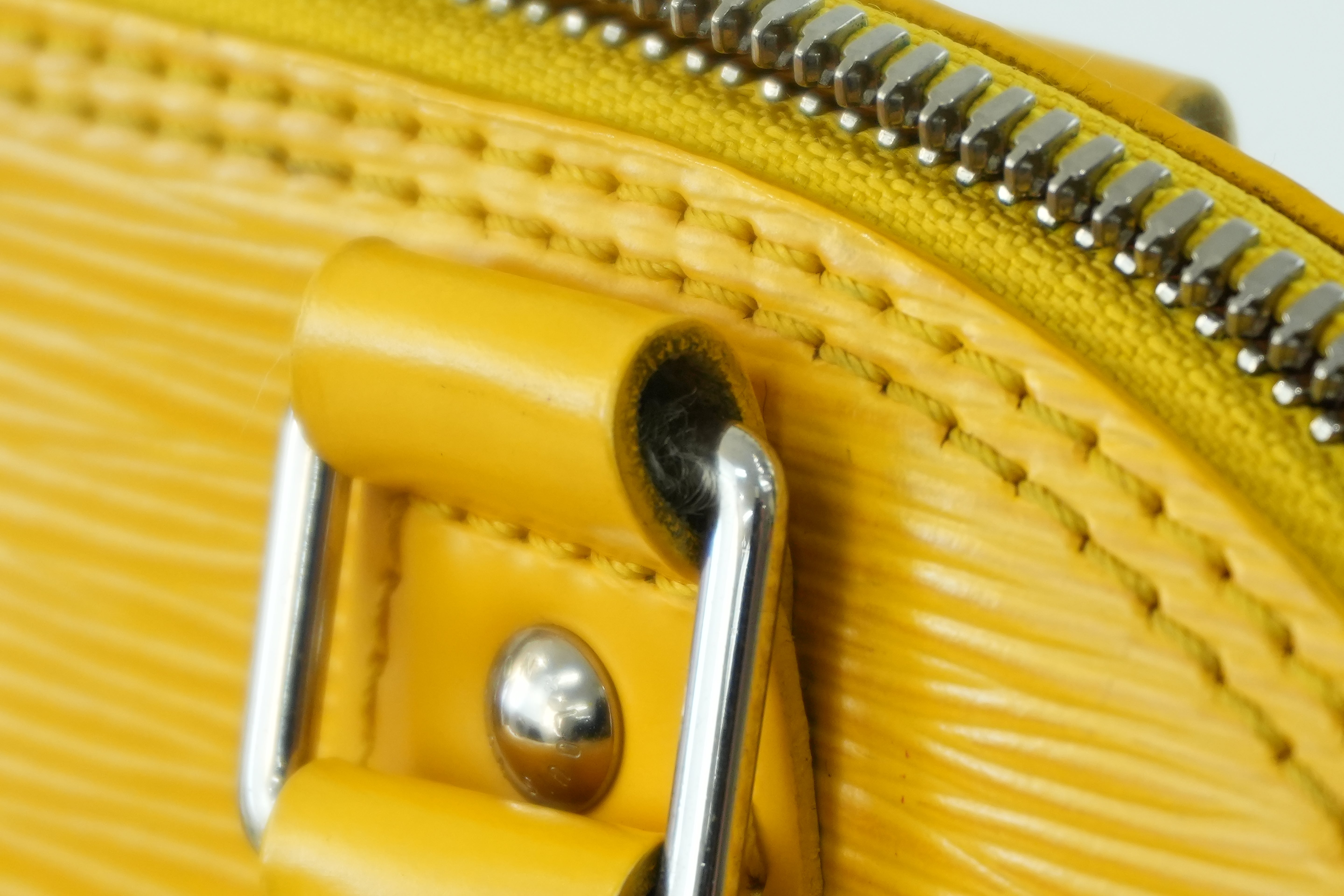 Louis Vuitton Alma Handbag BB Yellow Used