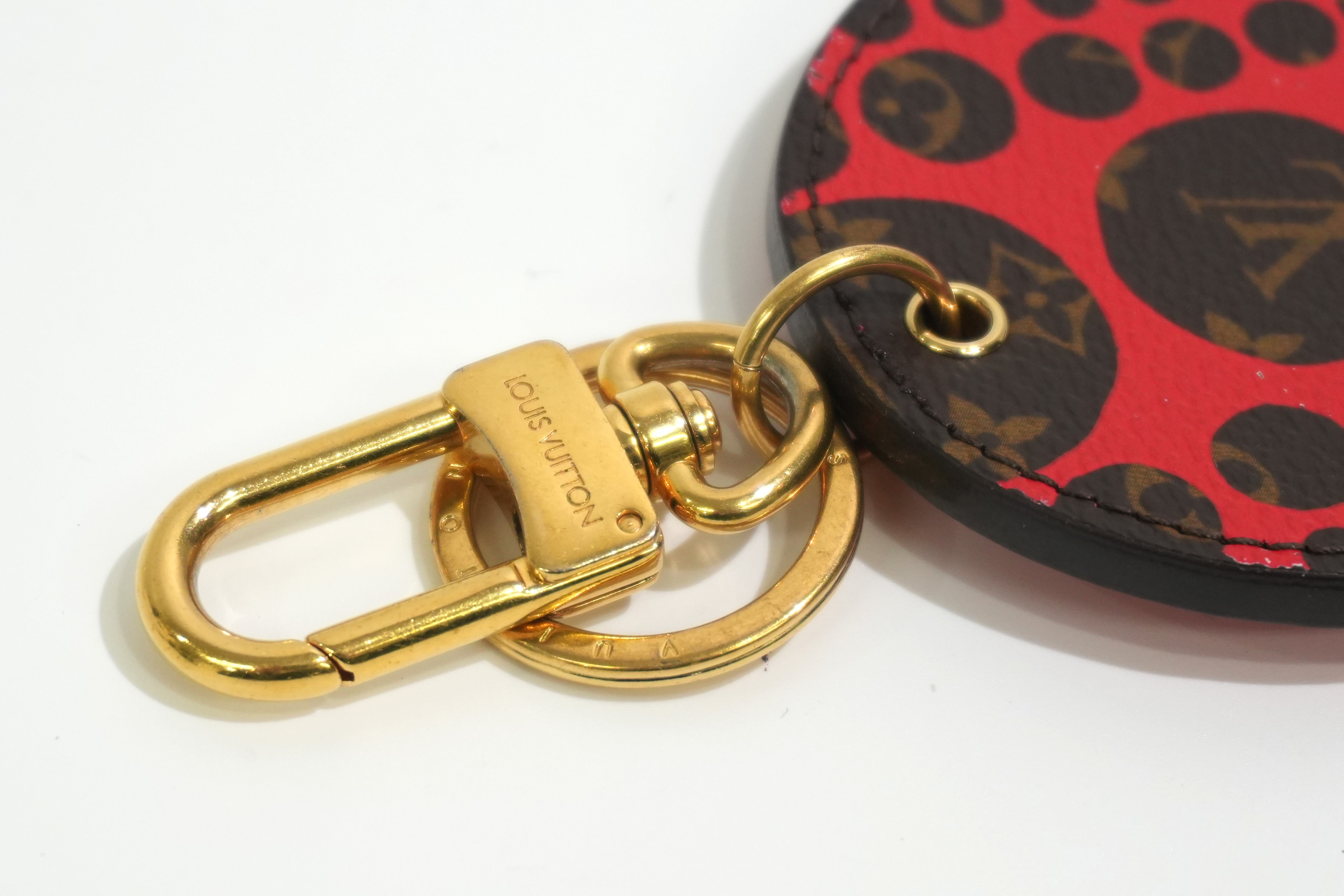 Pre-owned Louis Vuitton Bag Charm Red