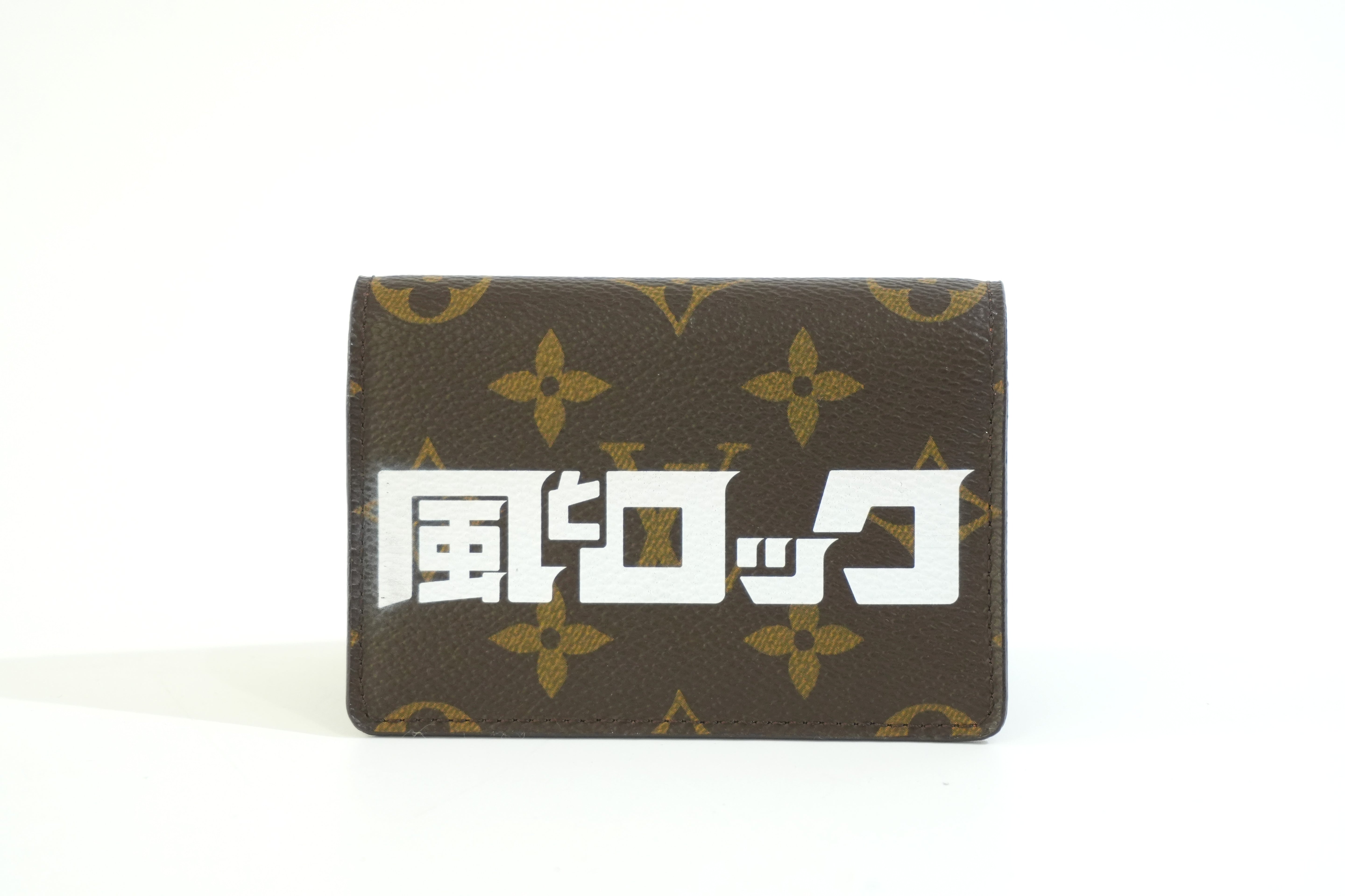 Pre-owned Louis Vuitton Monogram Wild Rock Card Case