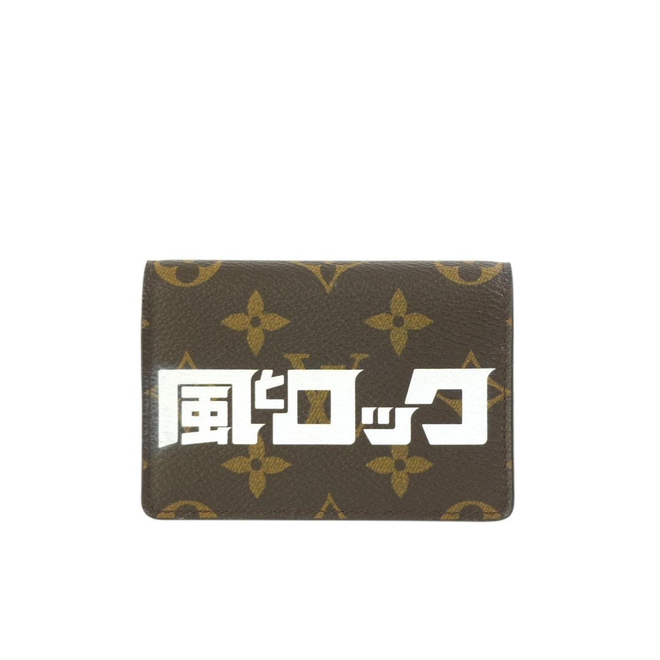 Pre-owned Louis Vuitton Monogram Wild Rock Card Case