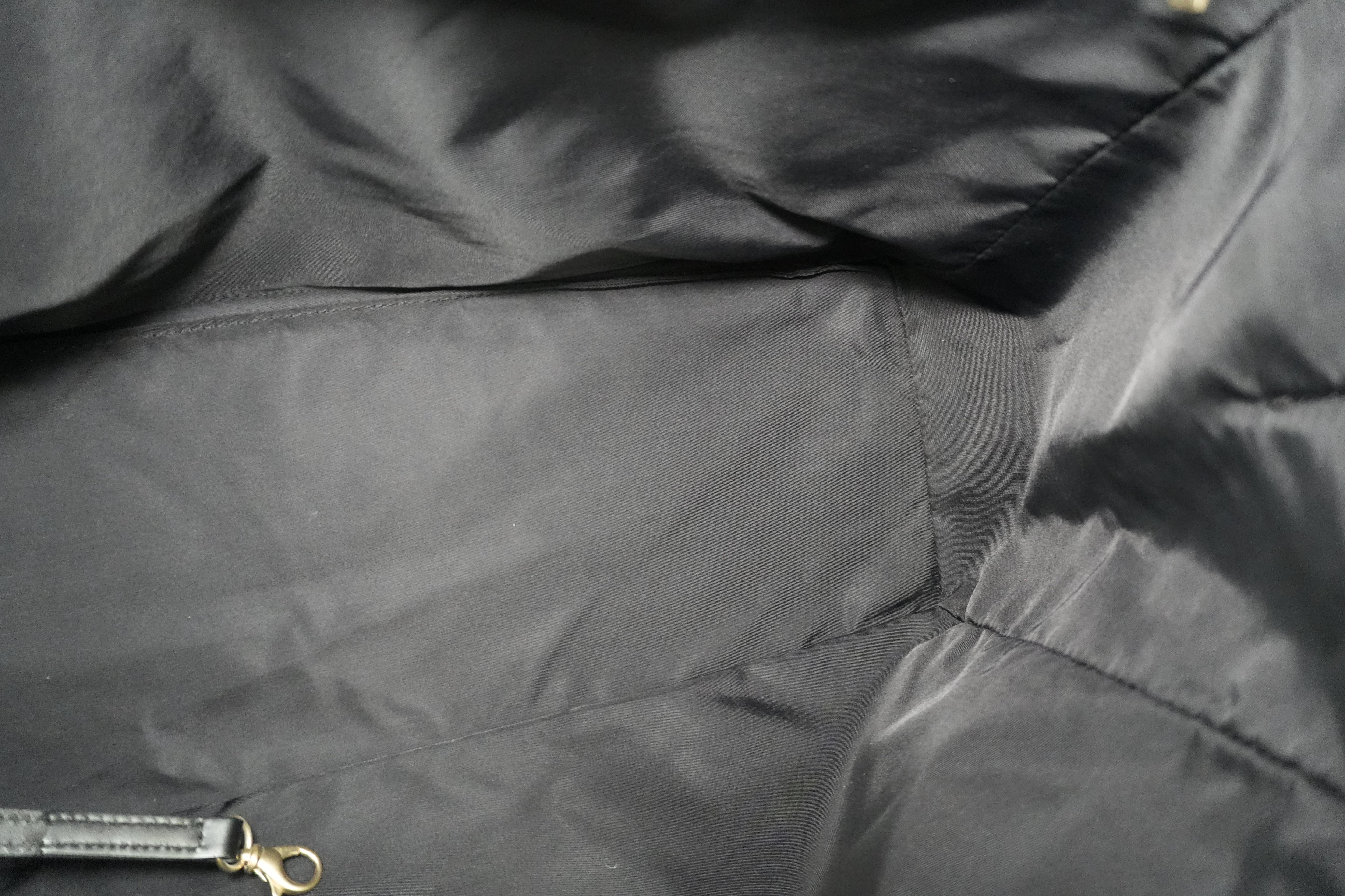 Chanel New Travel Line Tote Bag Black Used