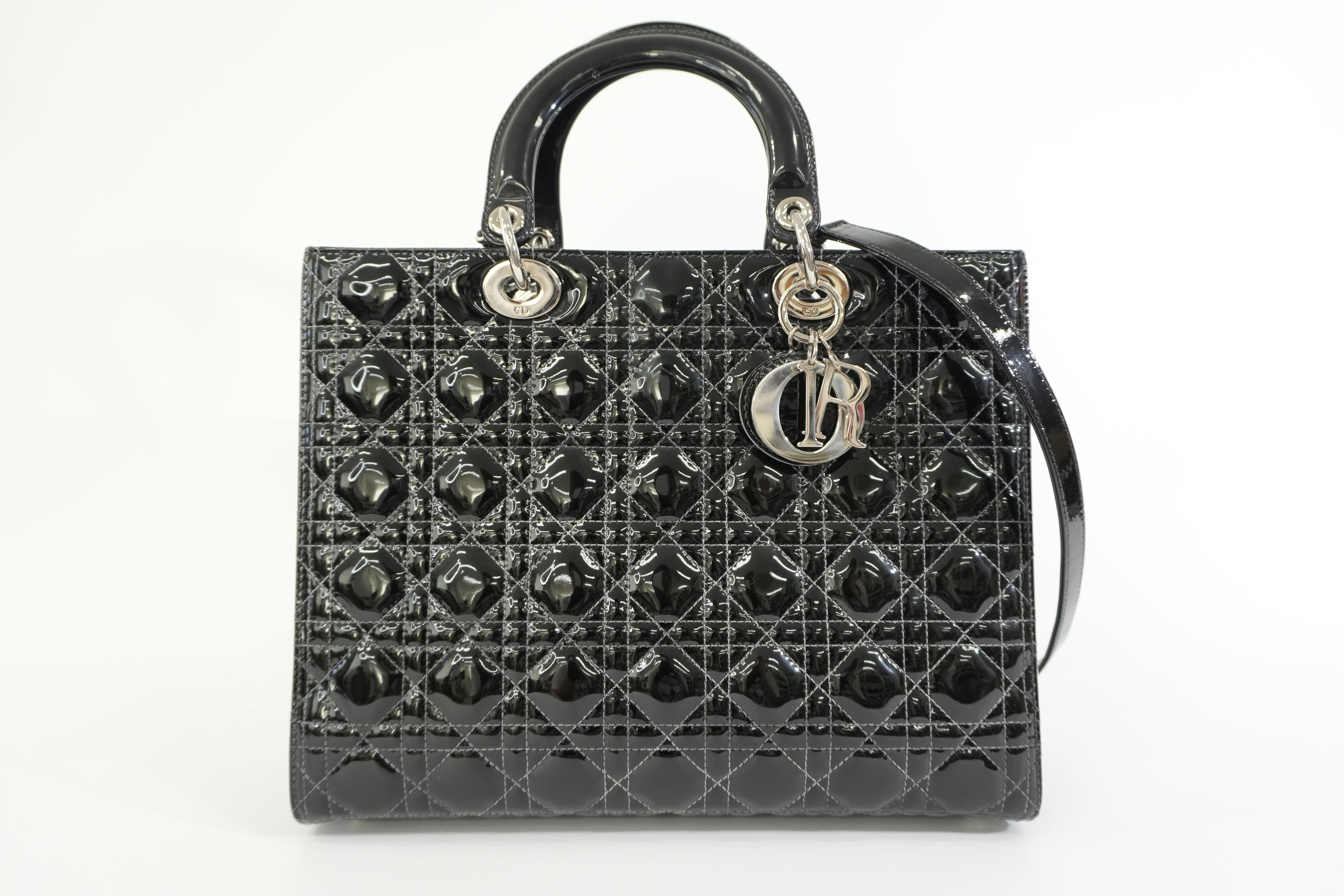 Pre-owned Lady Dior Handbag Black