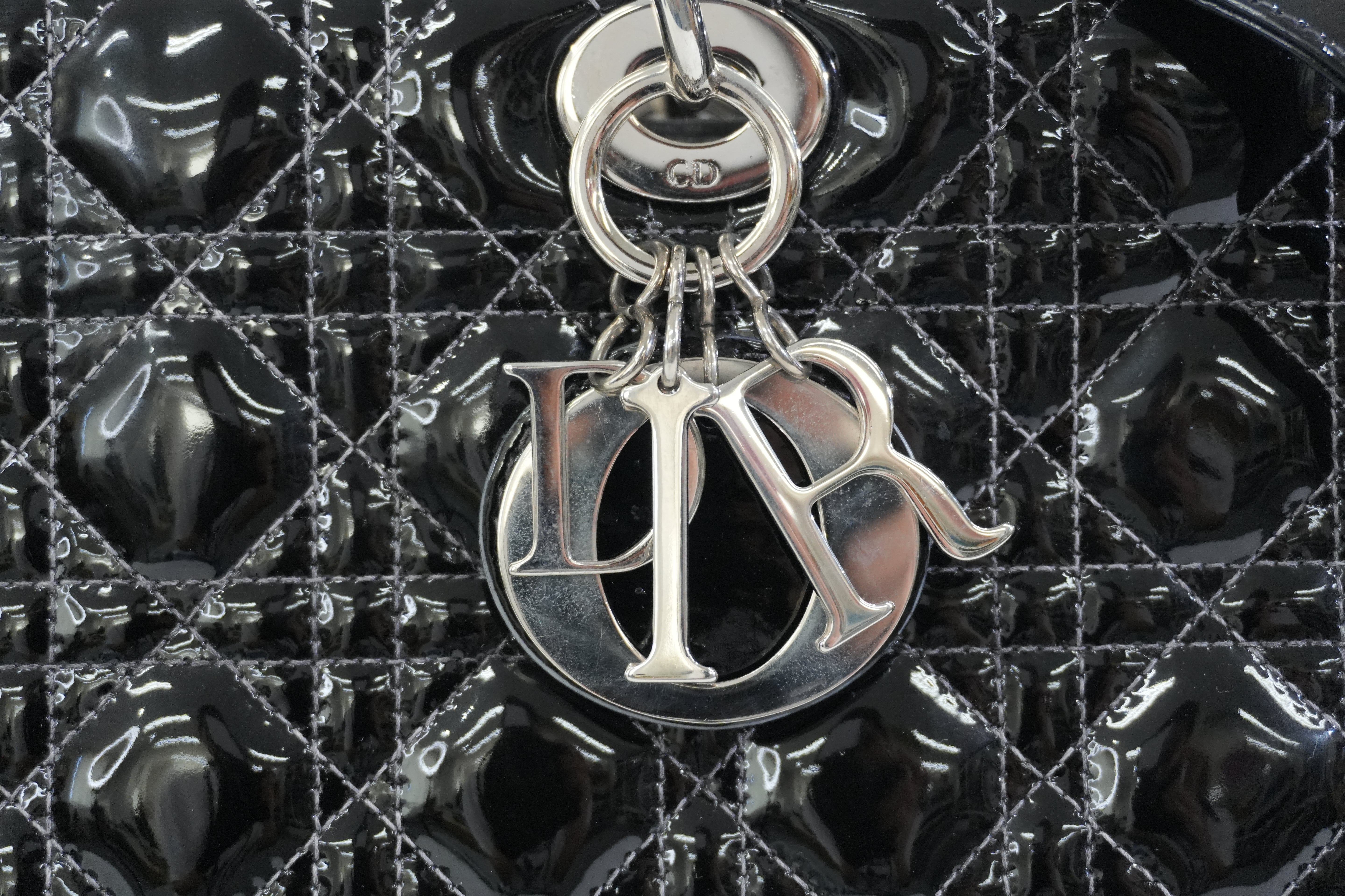 Pre-owned Lady Dior Handbag Black