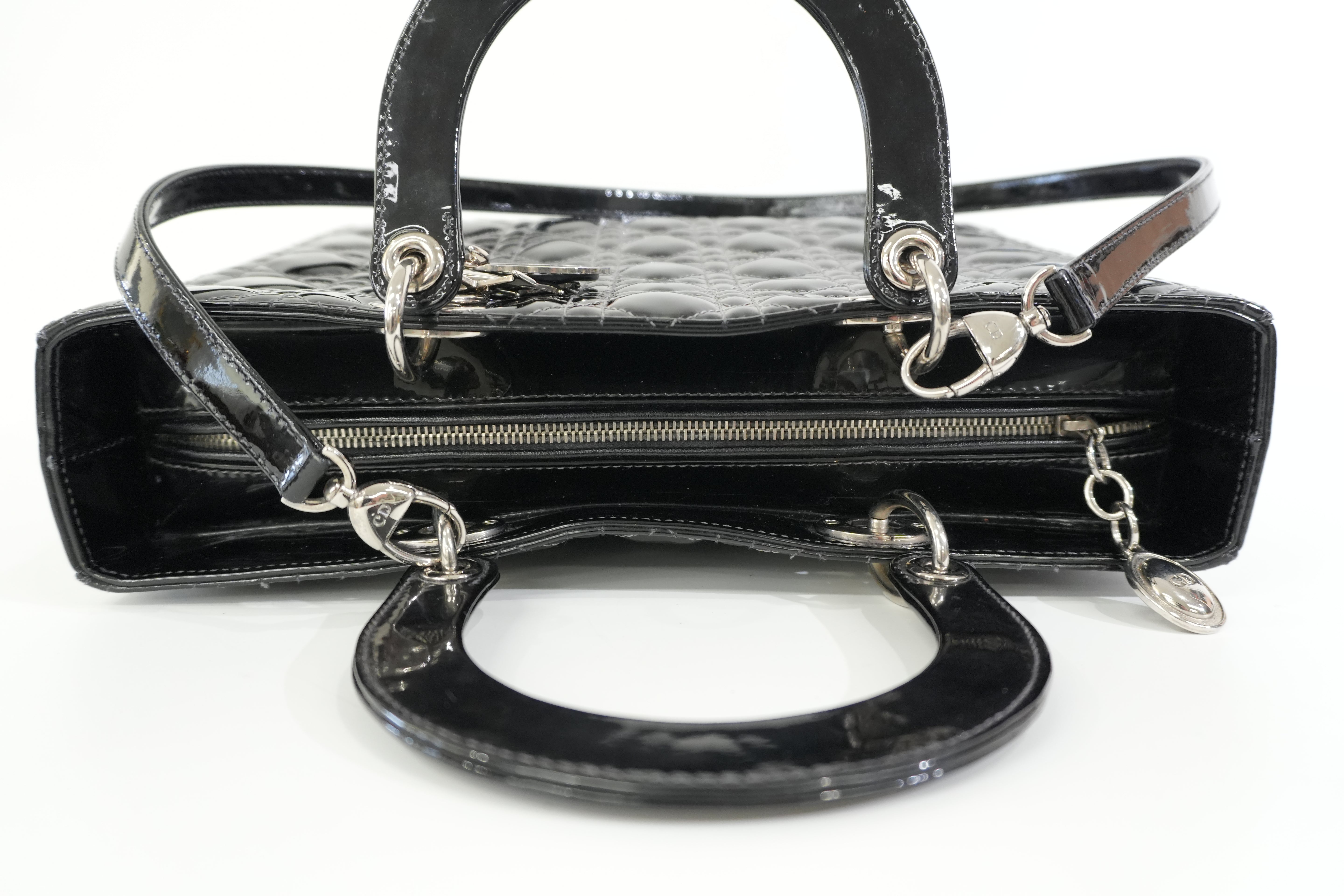 Pre-owned Lady Dior Handbag Black