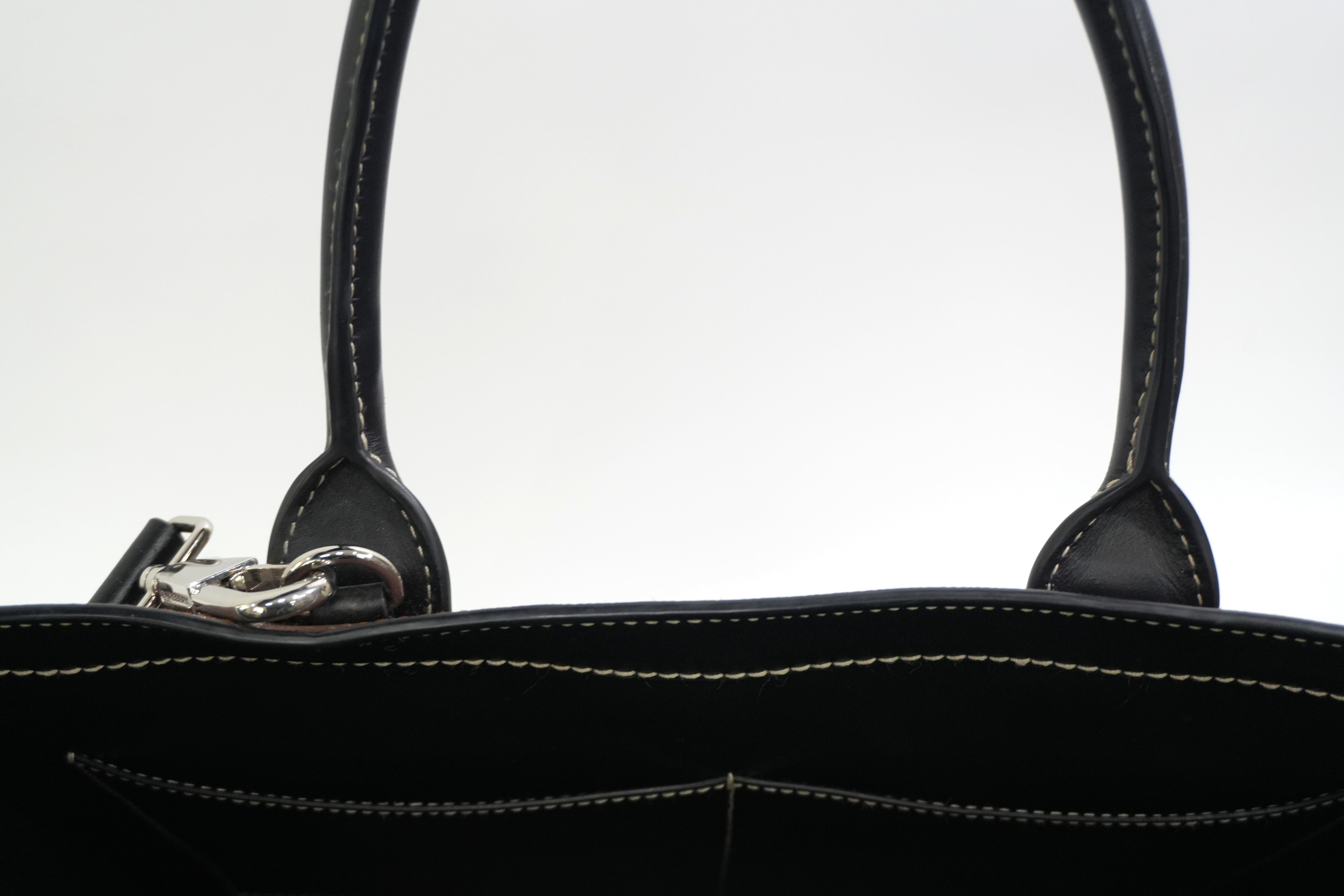 Pre-owned Burberry Two Way Denny Tote Bag Brown