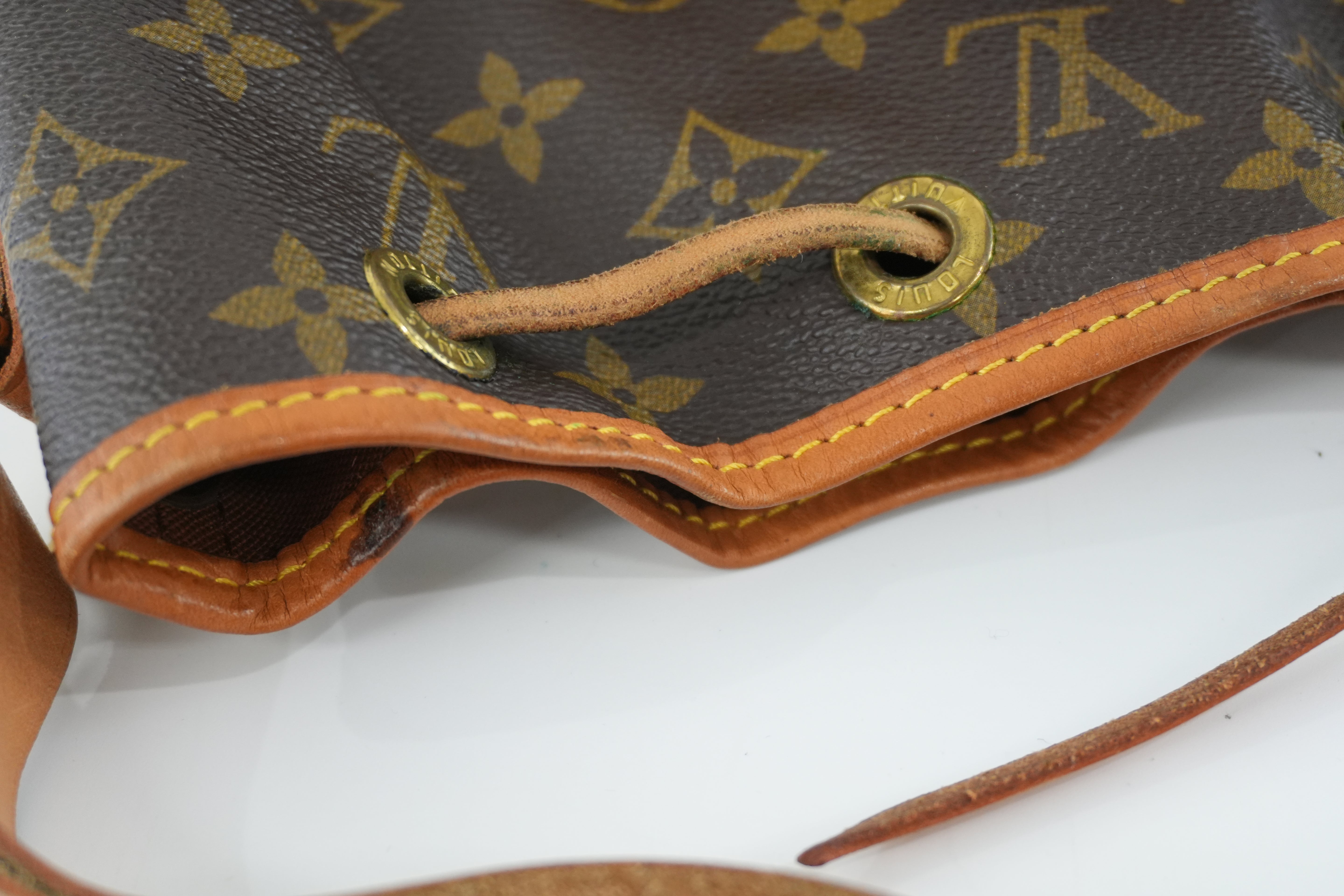Louis Vuitton Monogram Noe PM Bucket Shoulder Bag Used