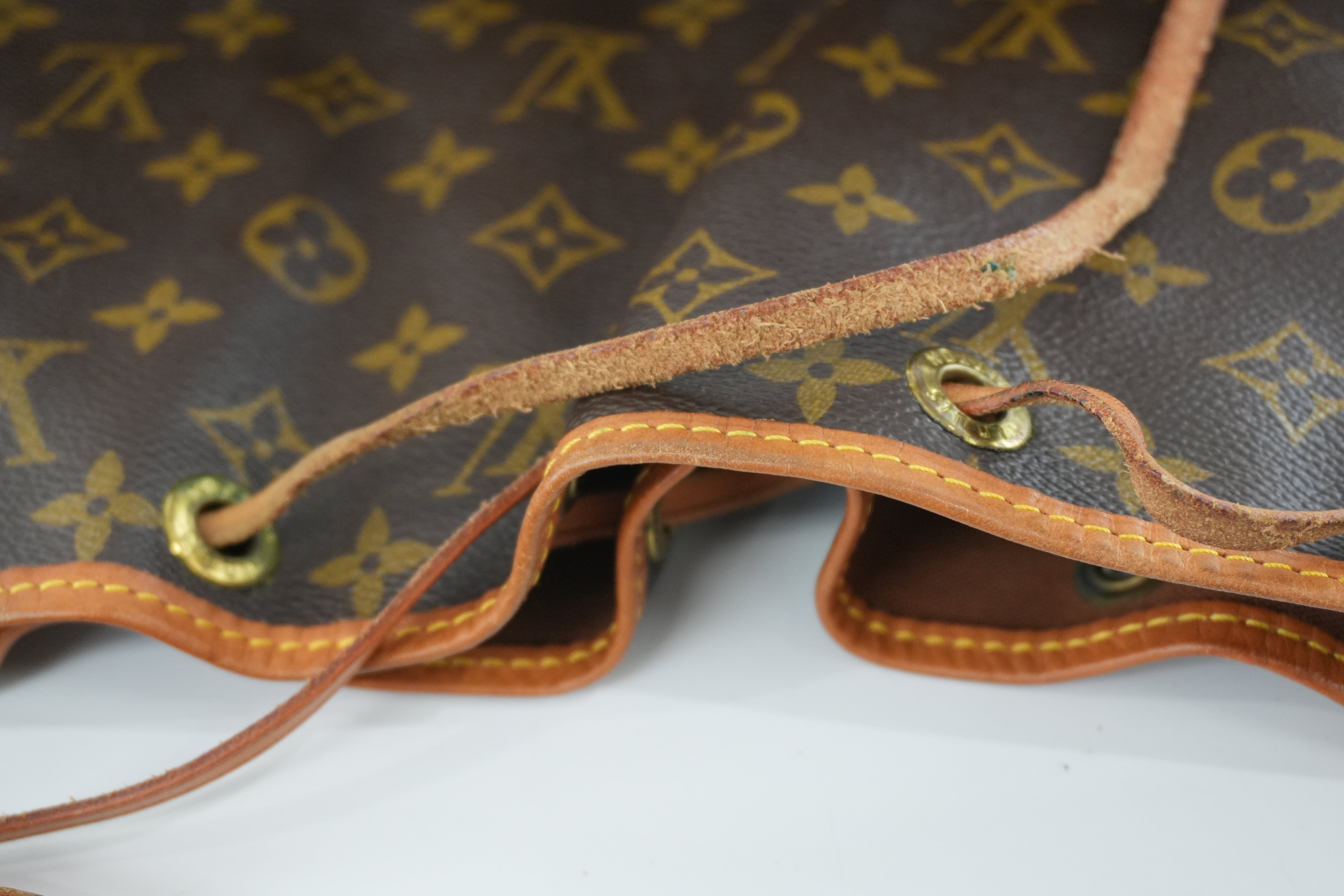 Louis Vuitton Monogram Noe PM Bucket Shoulder Bag Used