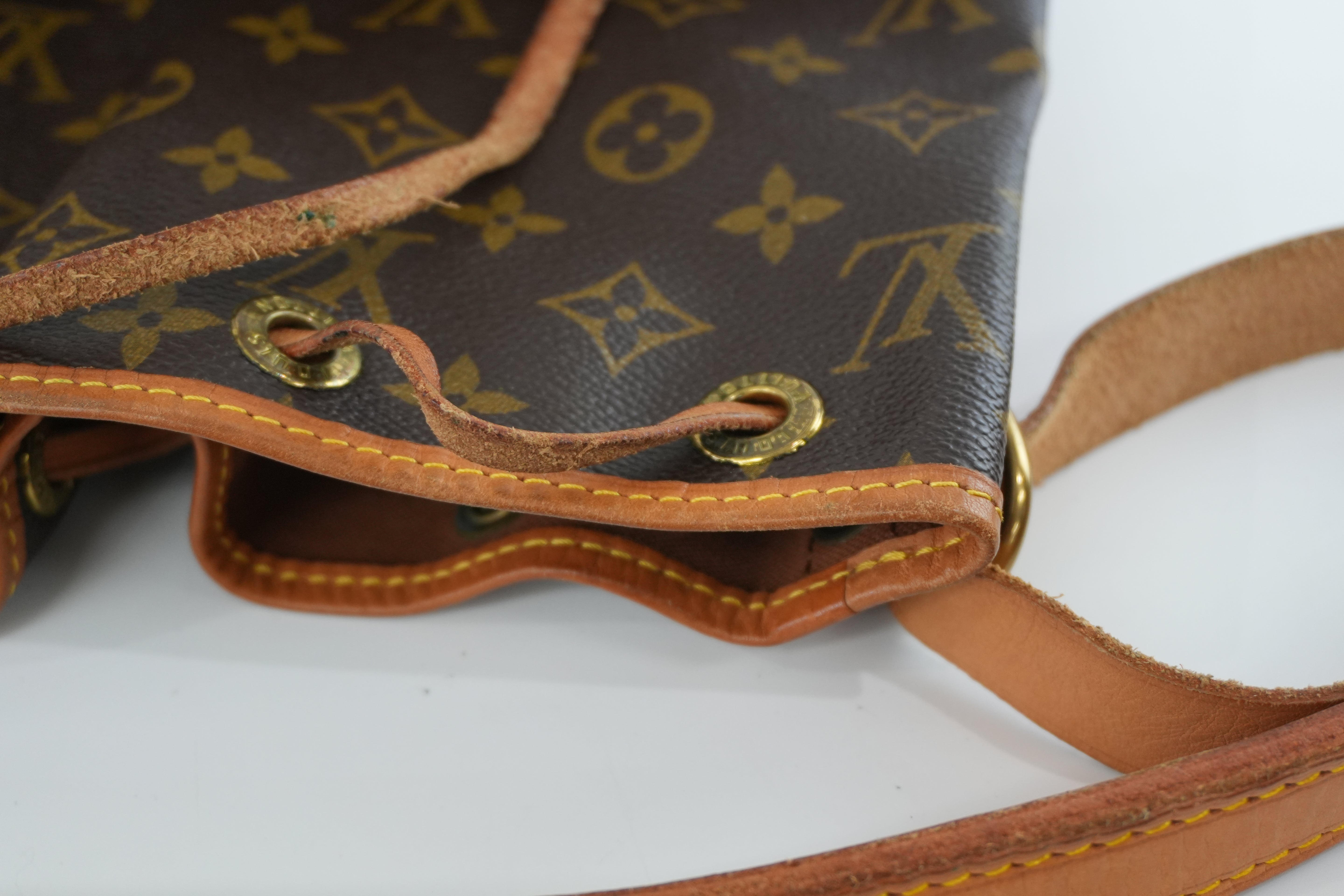 Louis Vuitton Monogram Noe PM Bucket Shoulder Bag Used