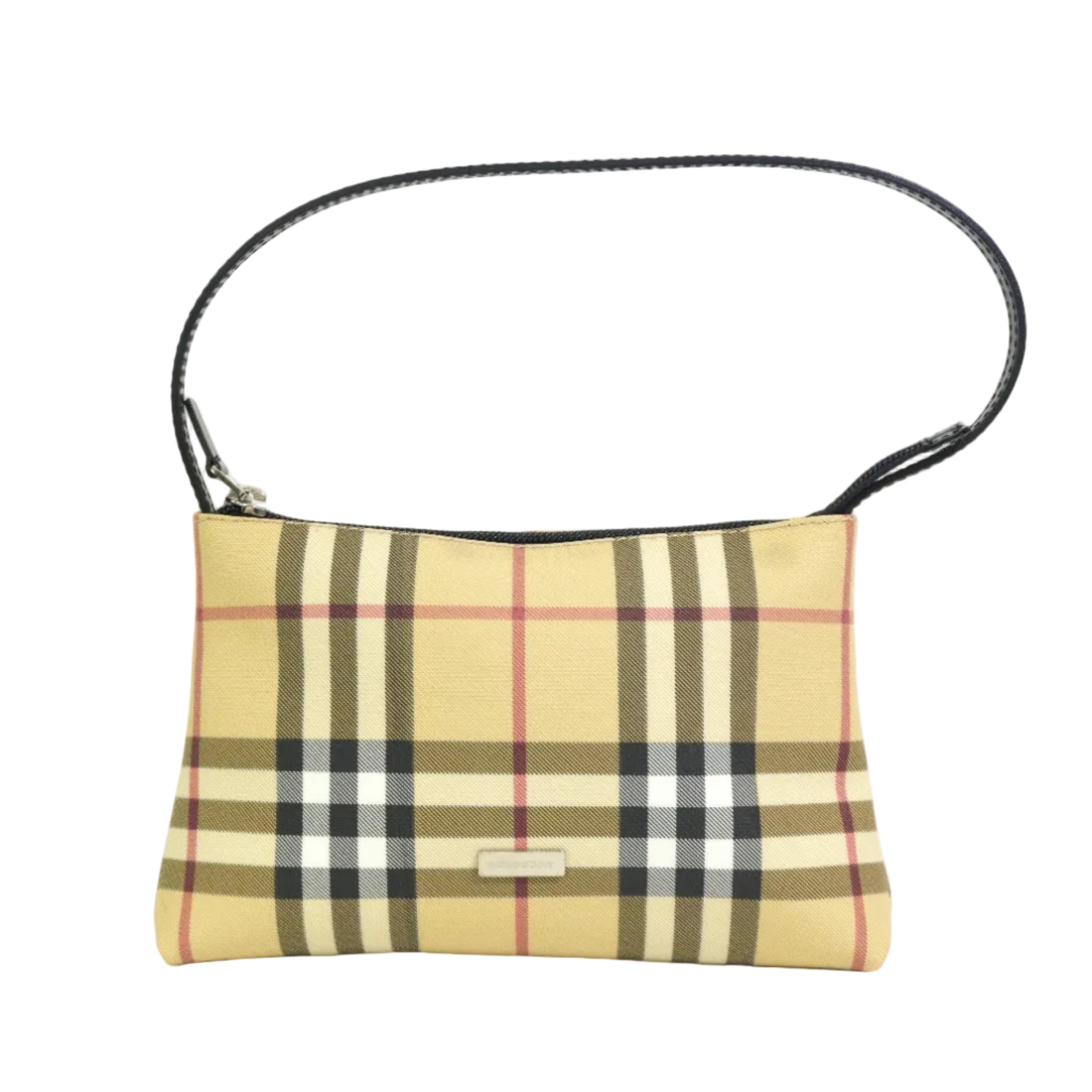 Pre-owned Burberry Nova Check Handbag Beige