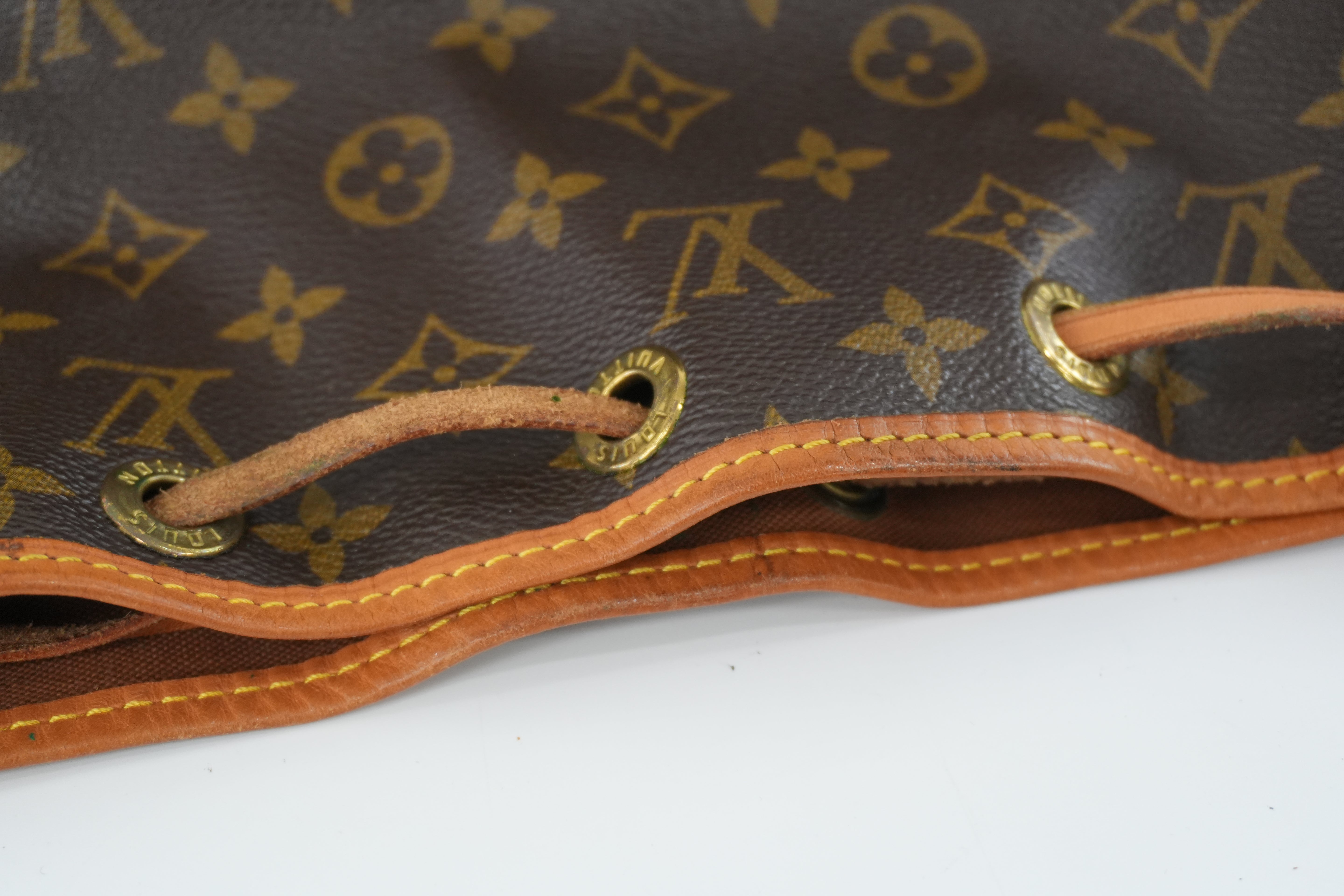 Louis Vuitton Monogram Noe PM Bucket Shoulder Bag Used