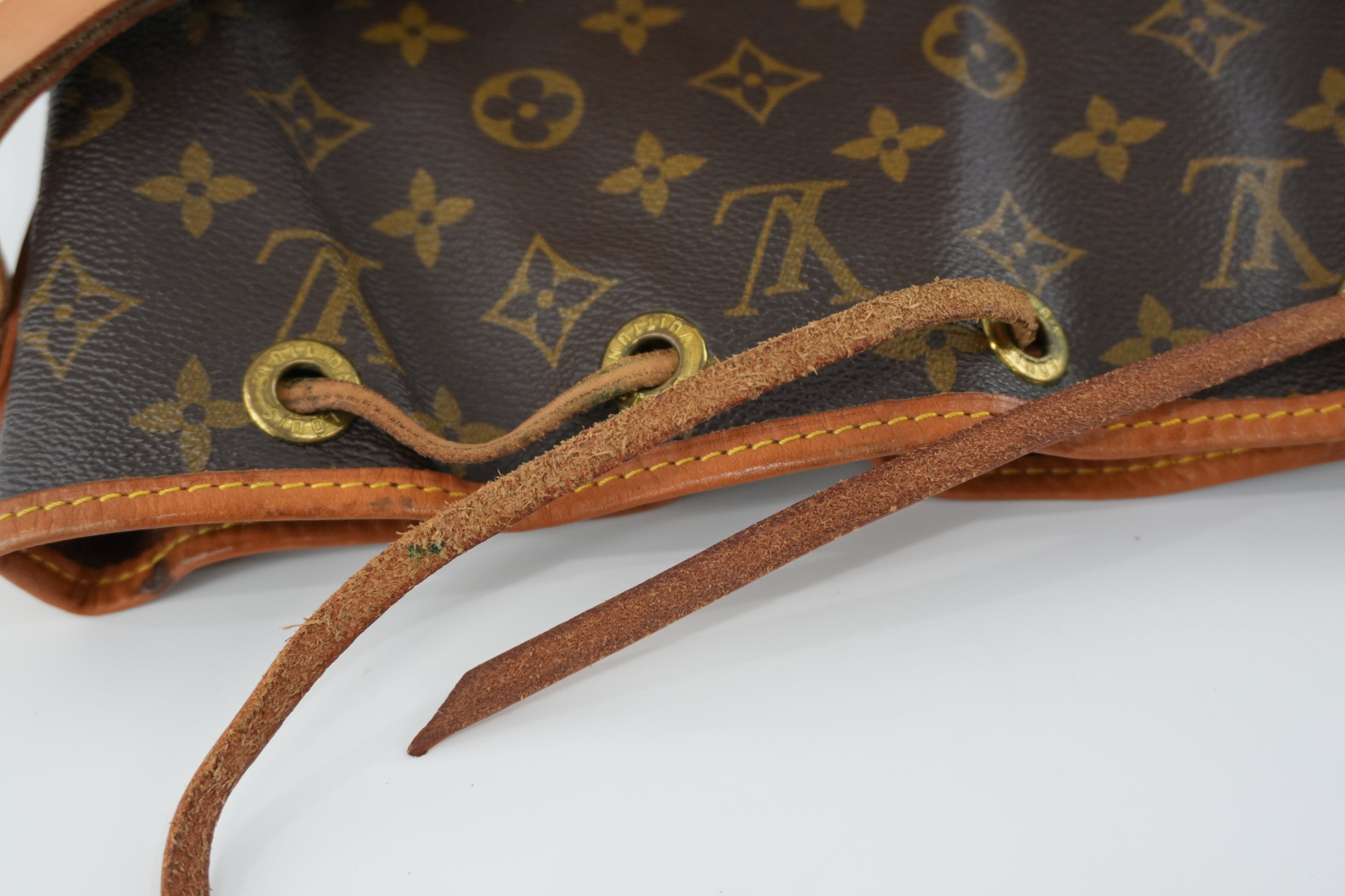Louis Vuitton Monogram Noe PM Bucket Shoulder Bag Used