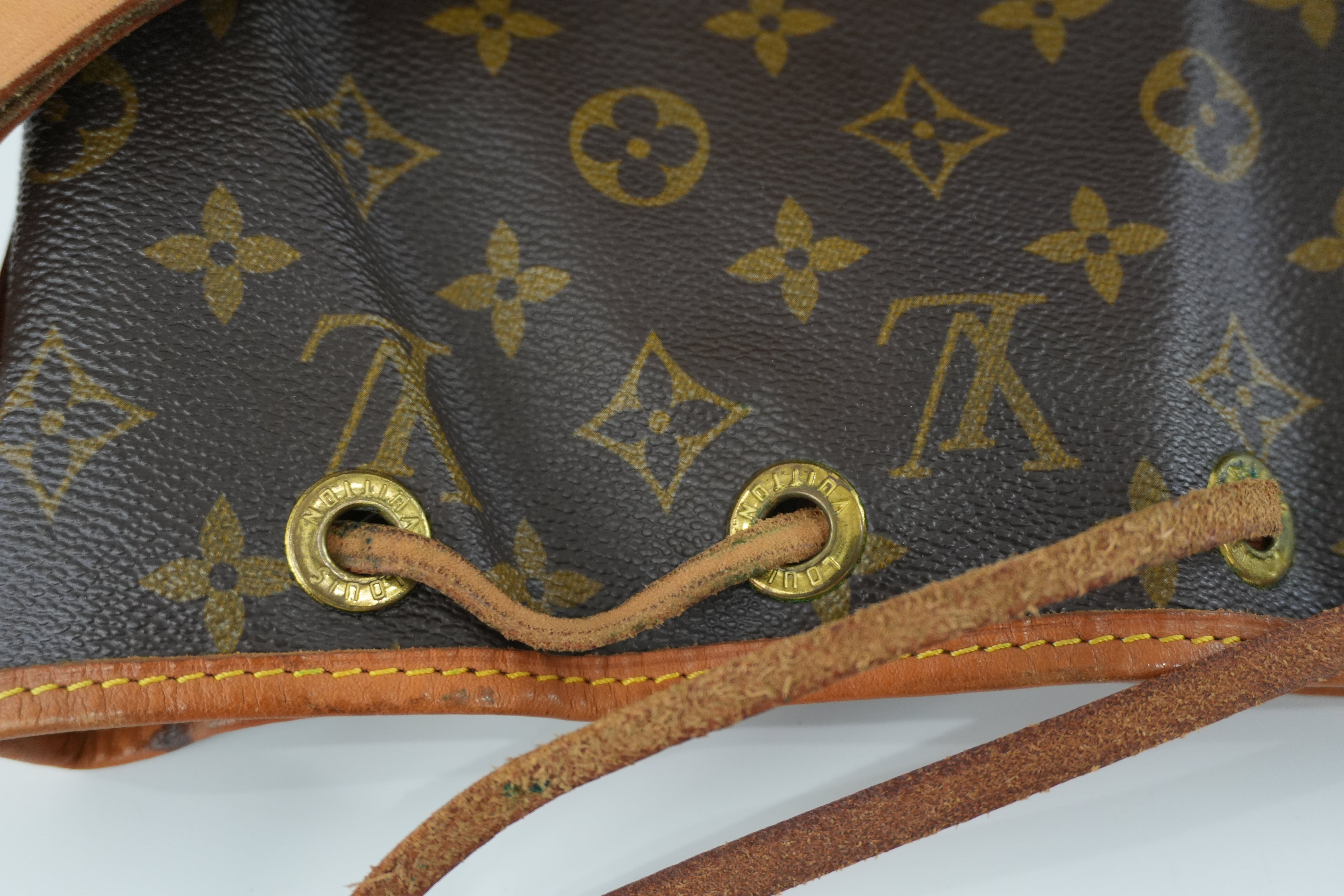 Louis Vuitton Monogram Noe PM Bucket Shoulder Bag Used