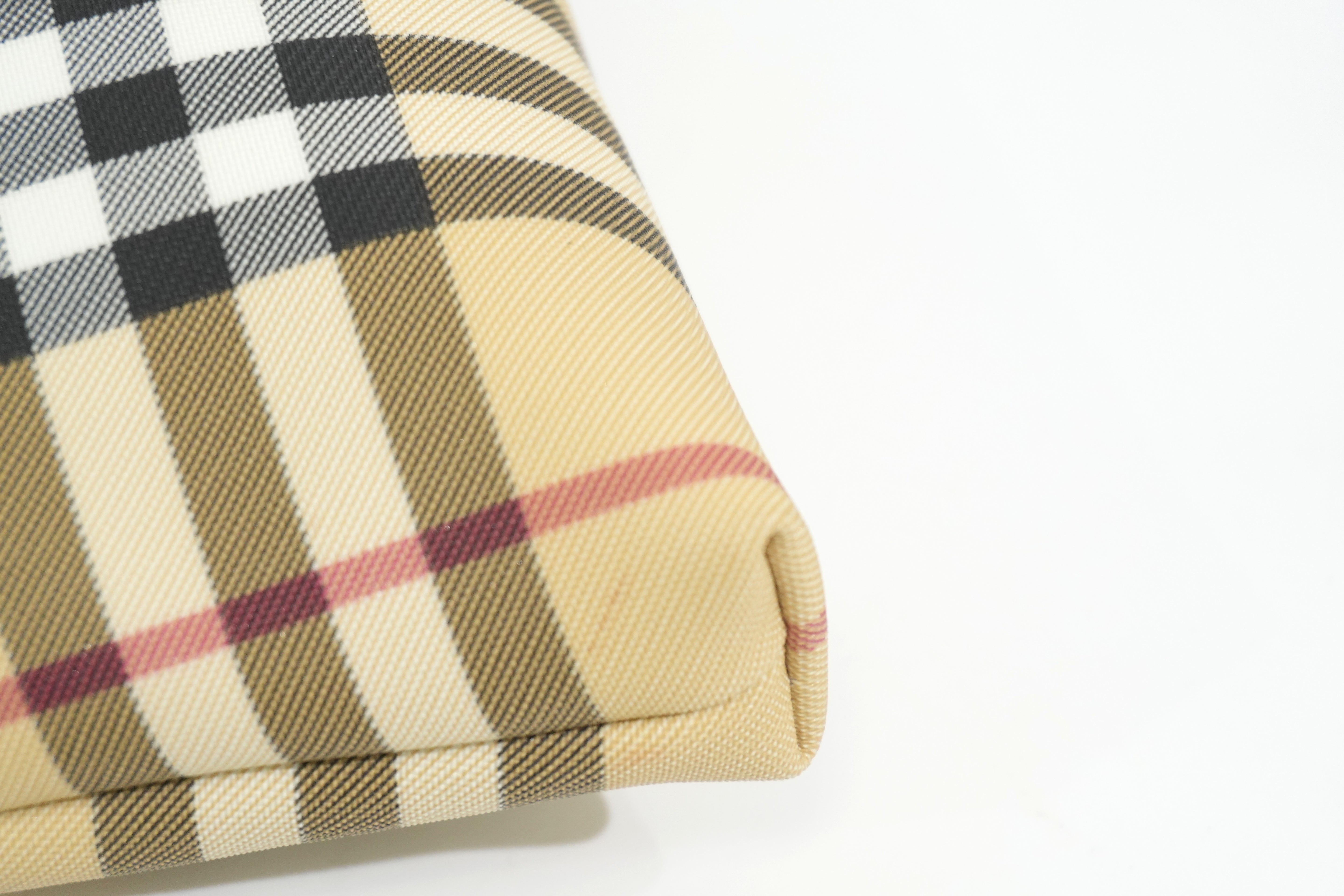 Pre-owned Burberry Nova Check Handbag Beige