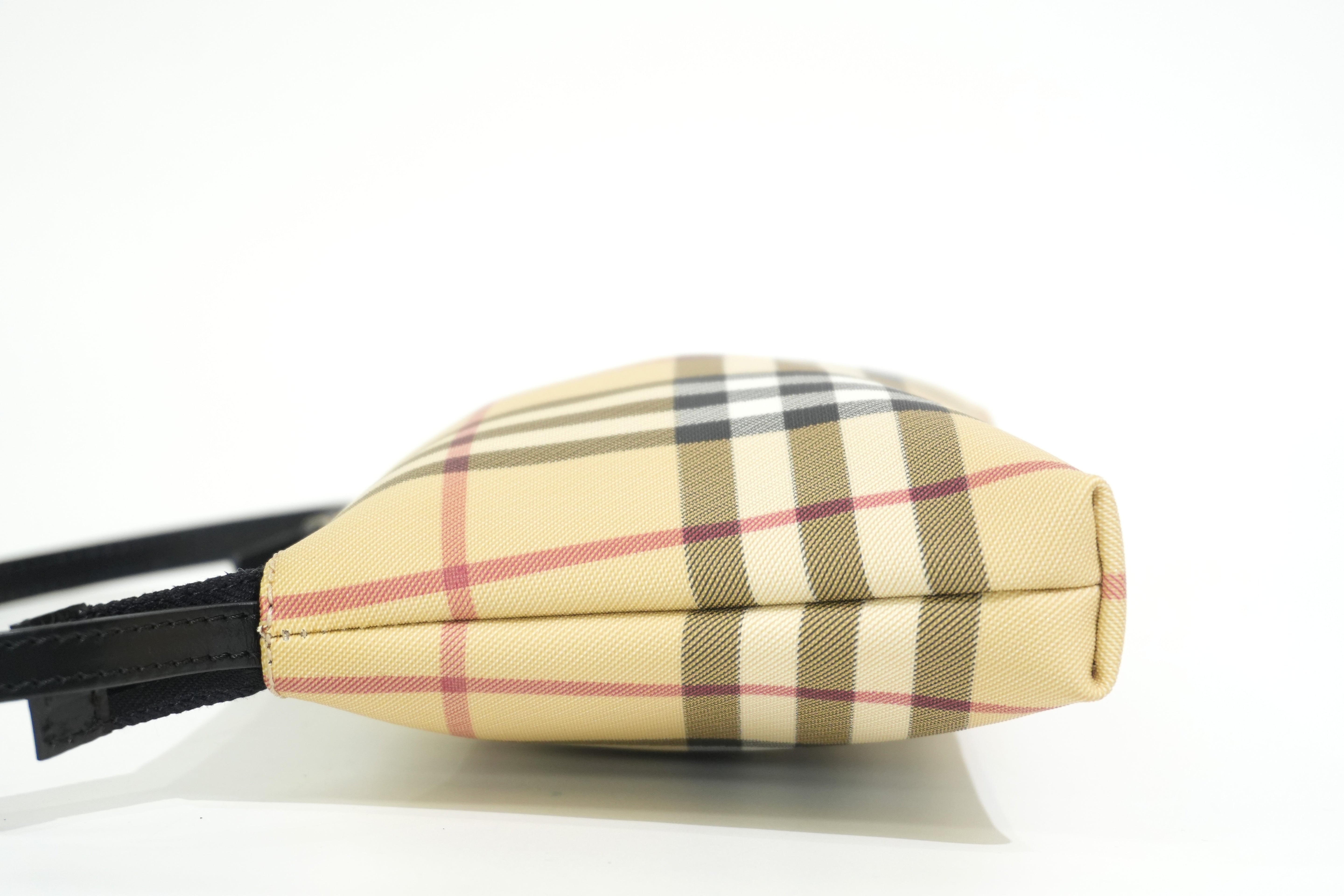 Pre-owned Burberry Nova Check Handbag Beige