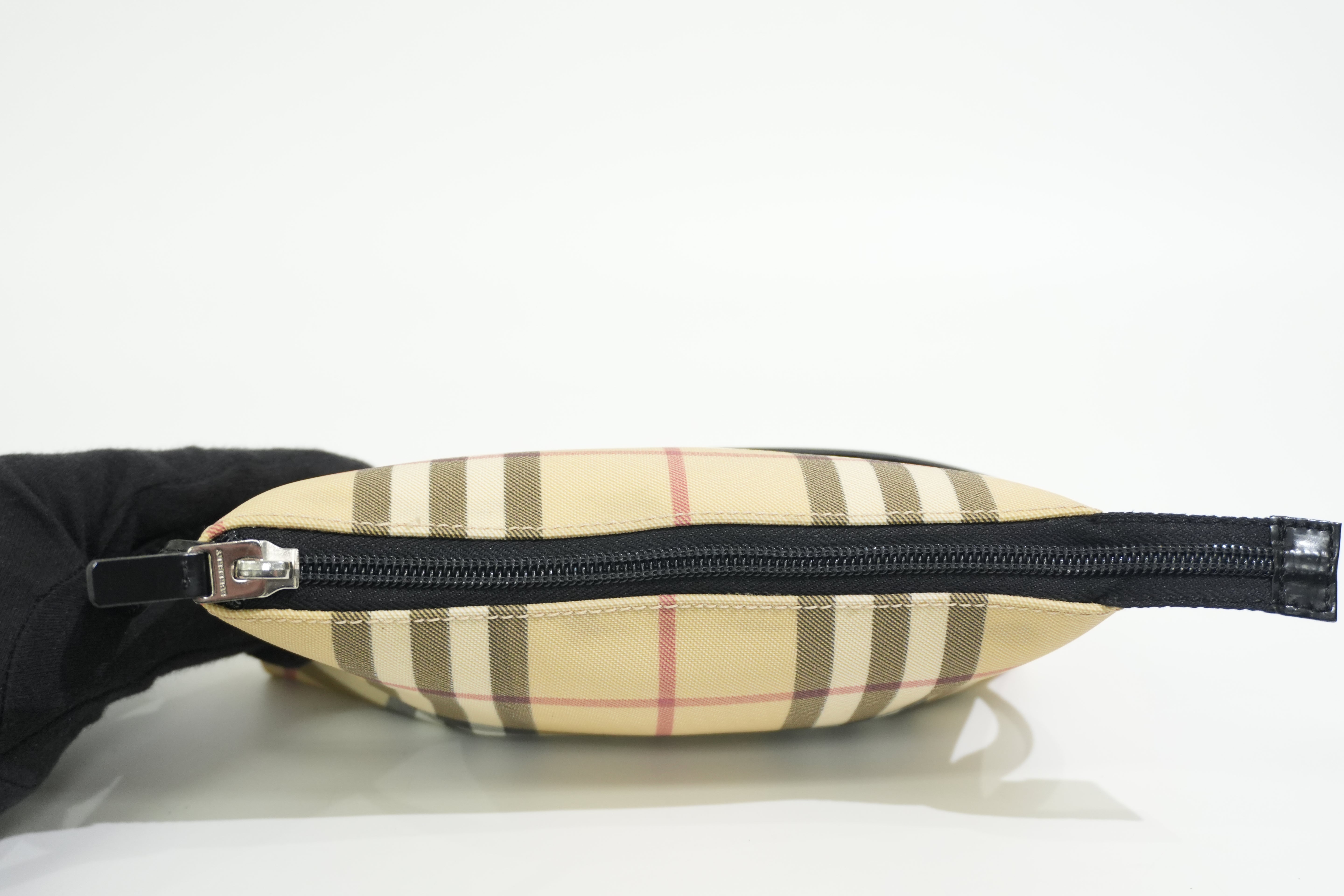 Pre-owned Burberry Nova Check Handbag Beige