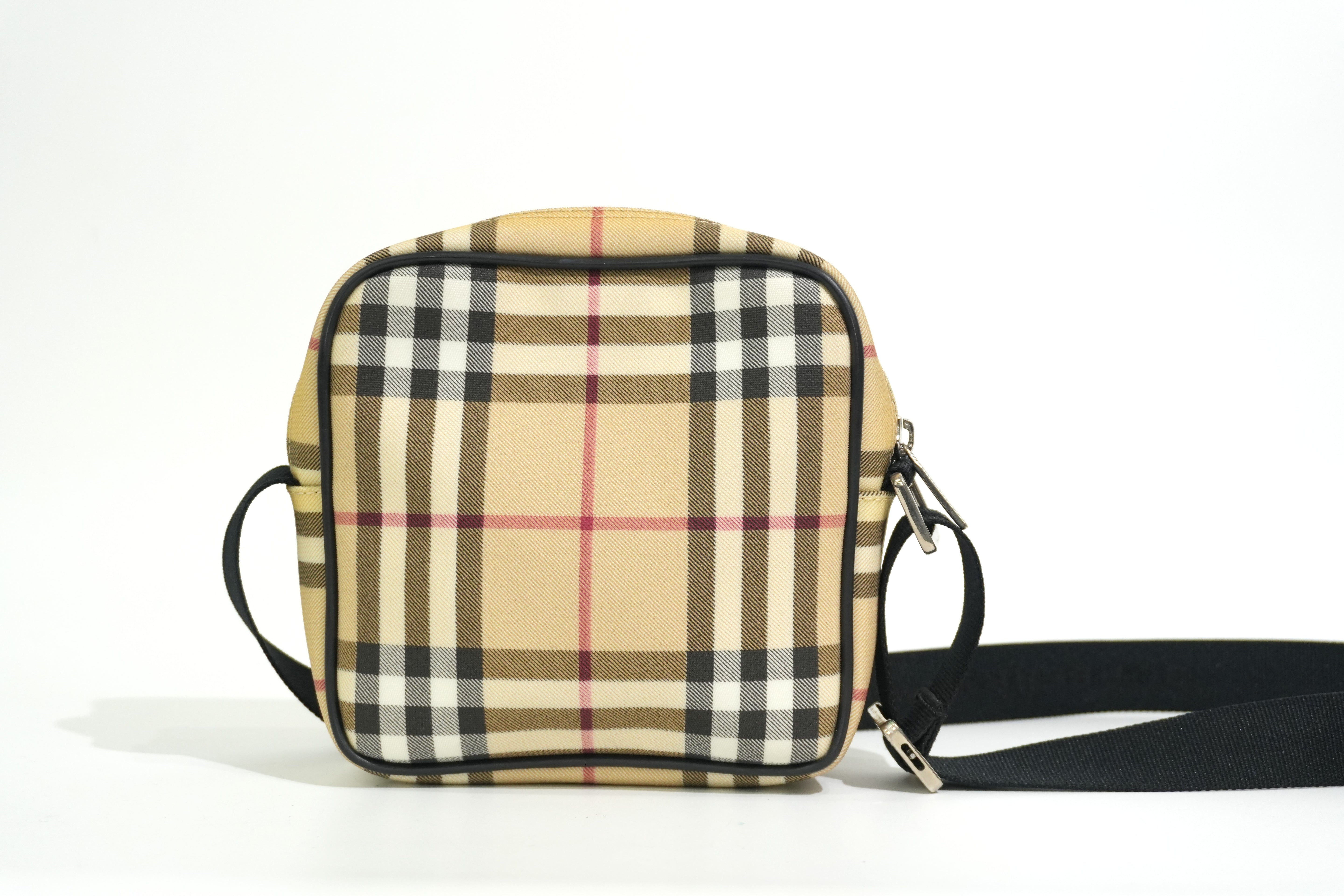 Pre-owned Burberry Nova Check Crossbody Bag