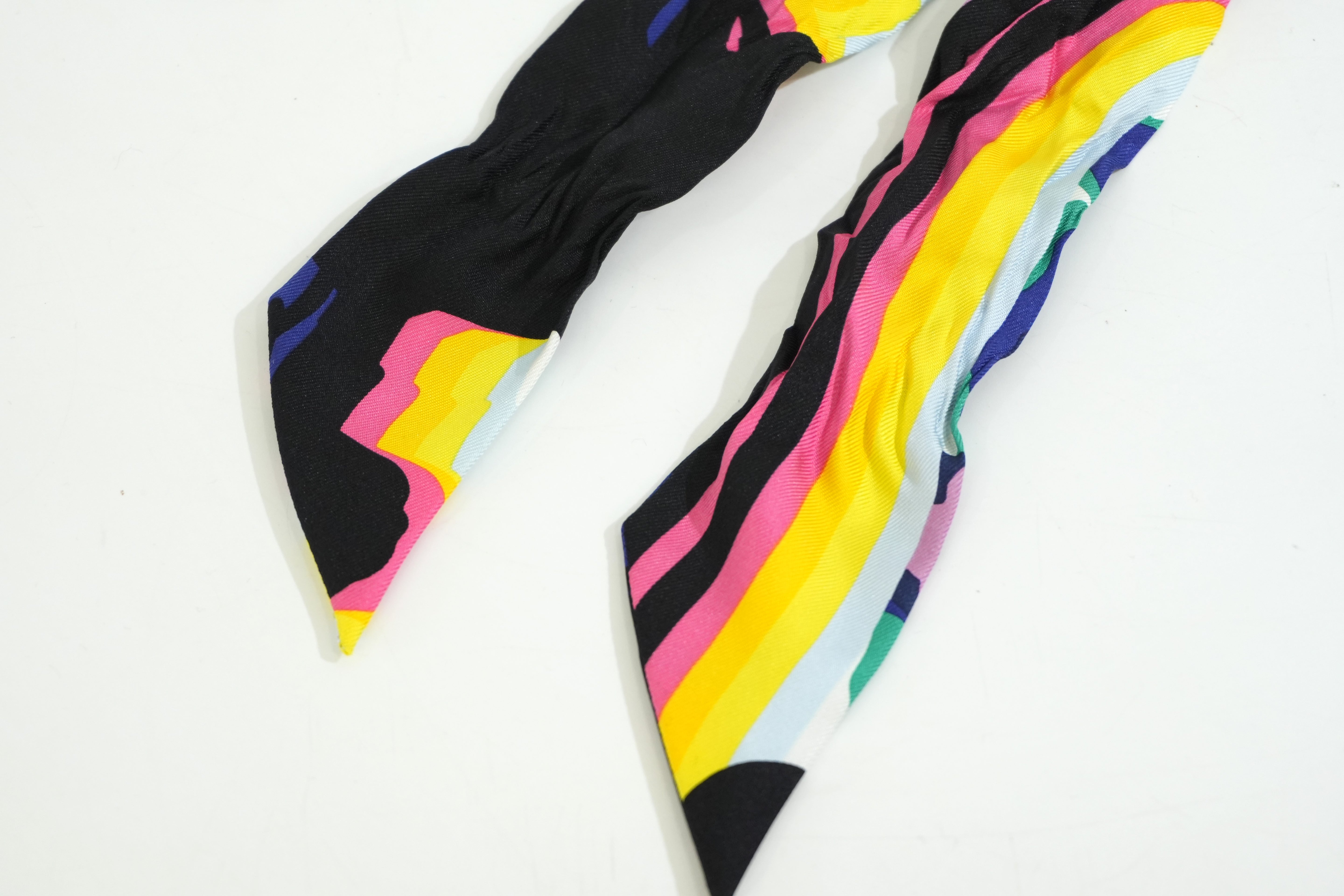 Pre-owned Hermes Silk Twilly Brides de Gala Multicolor