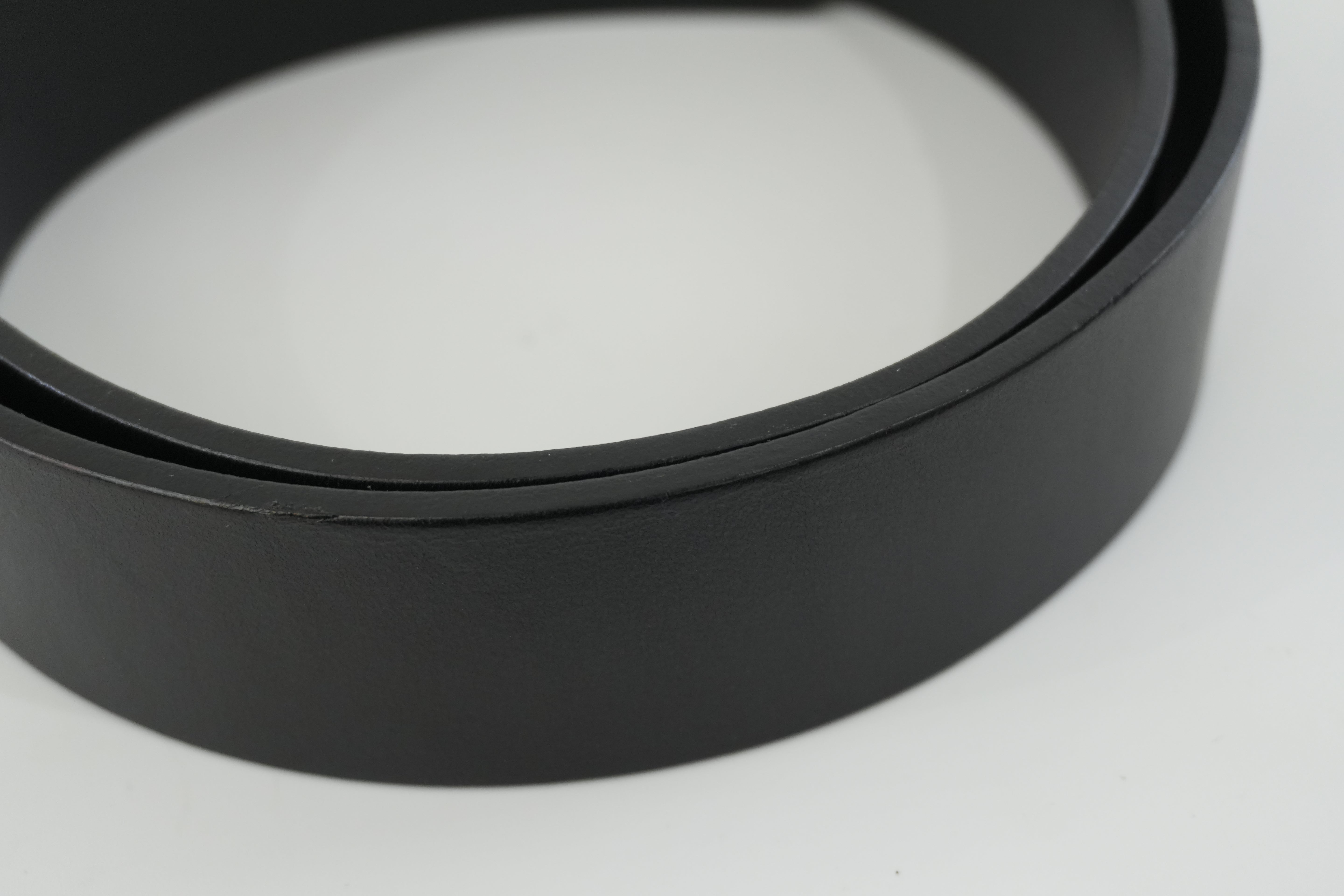 Pre-owned Gucci Belt Leather Size 85