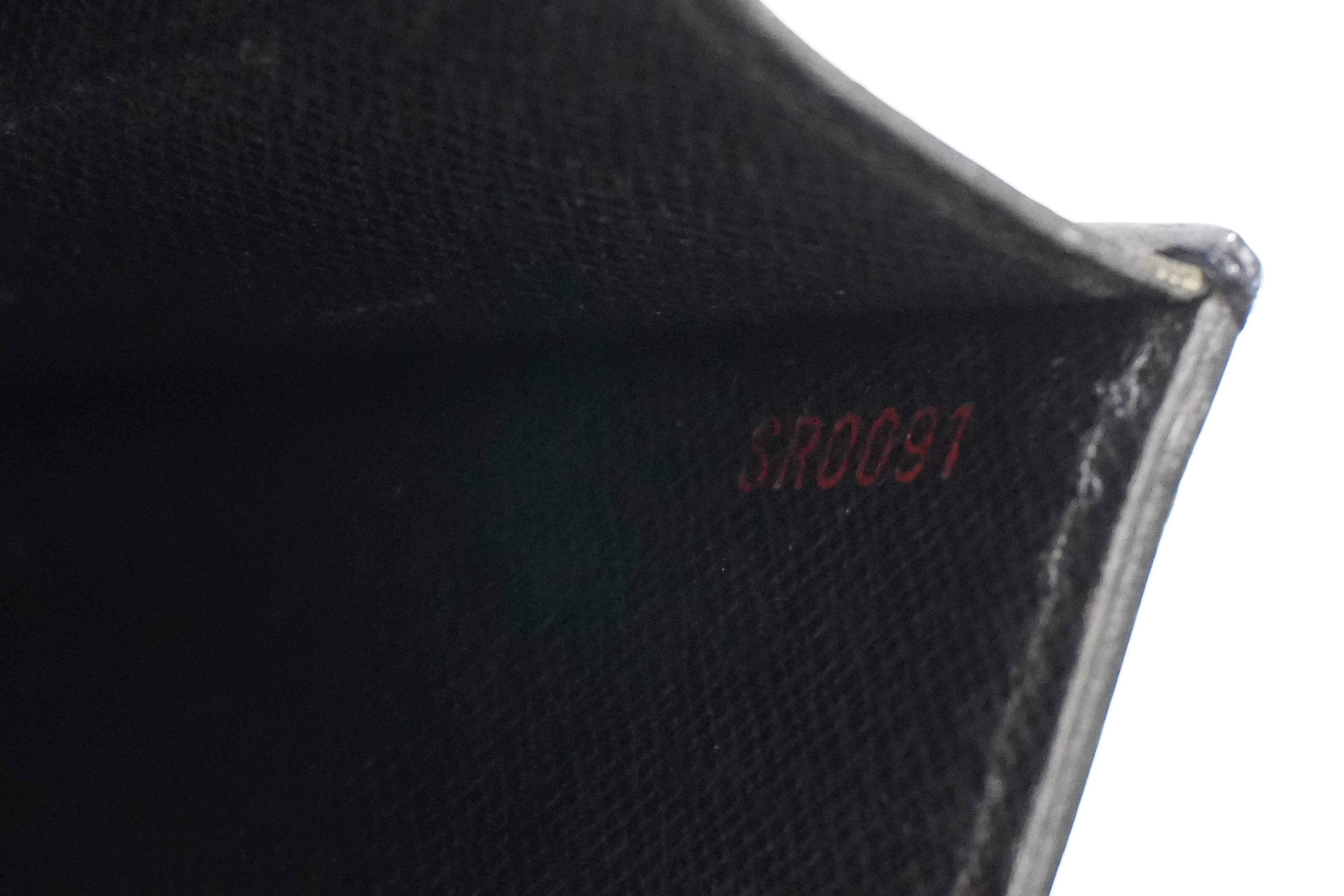 Pre-owned Louis Vuitton Epi Serviette Ambasador Briefcase Black