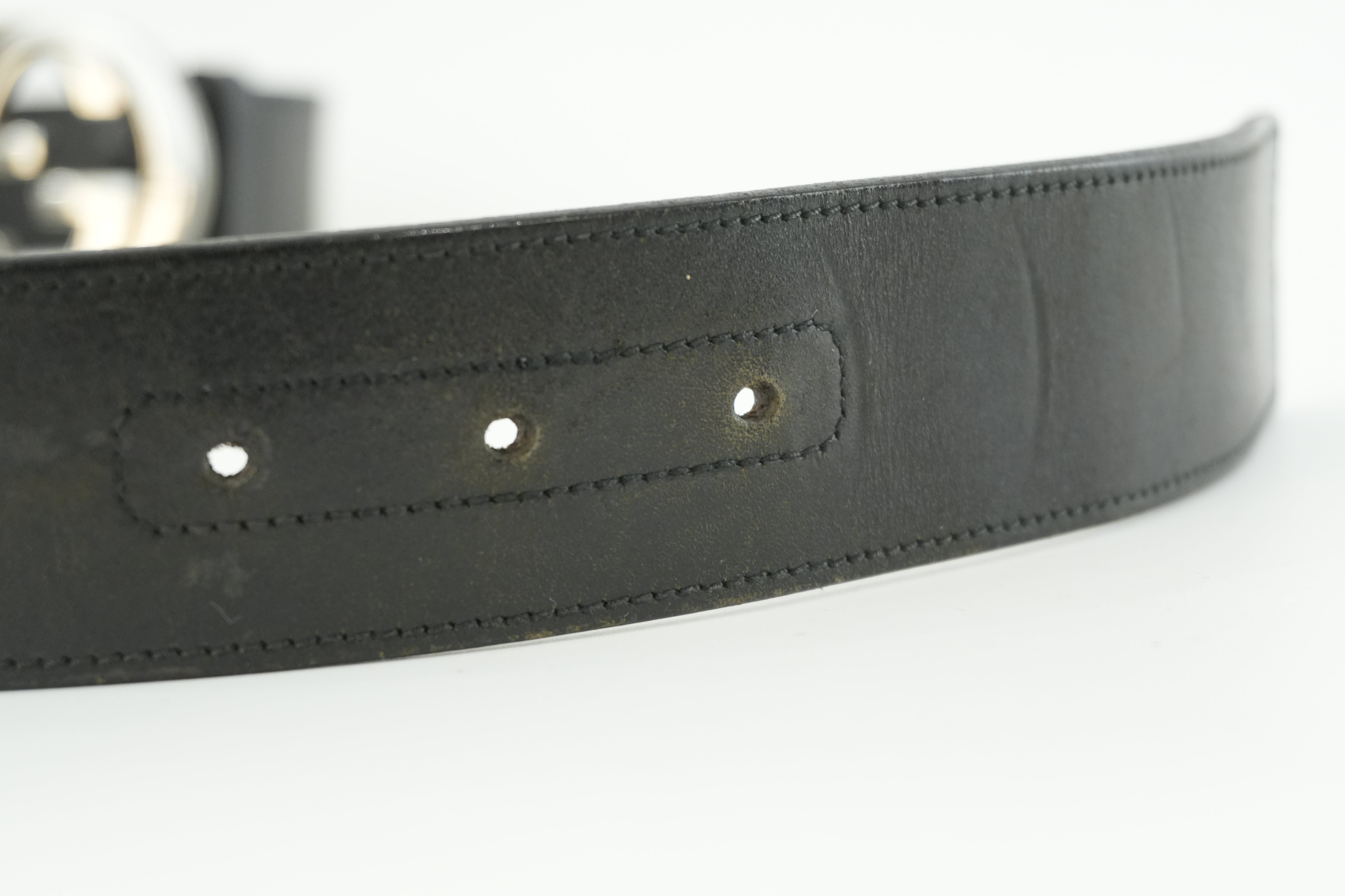 Gucci Belt Leather Size 100 Used