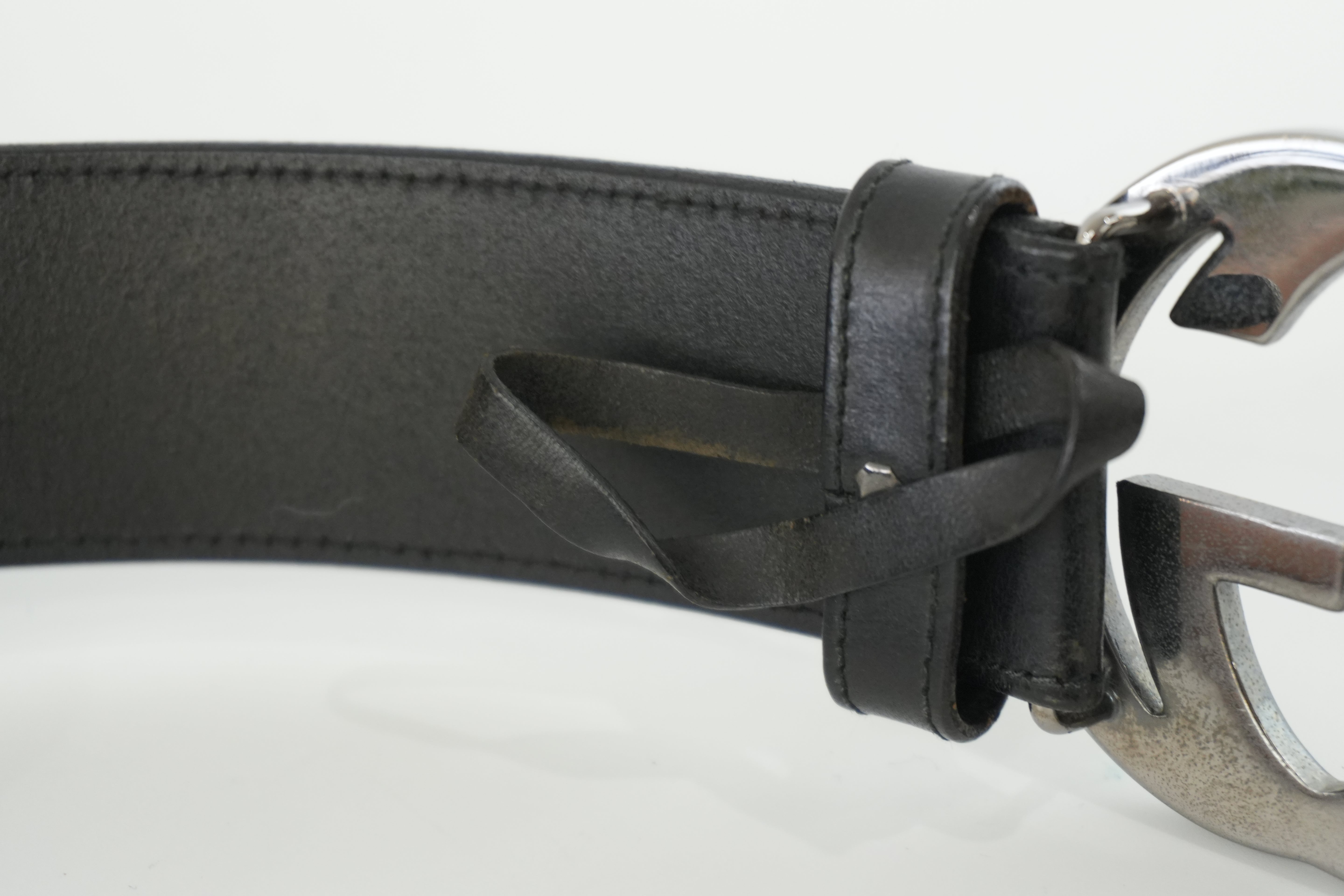 Gucci Belt Leather Size 100 Used