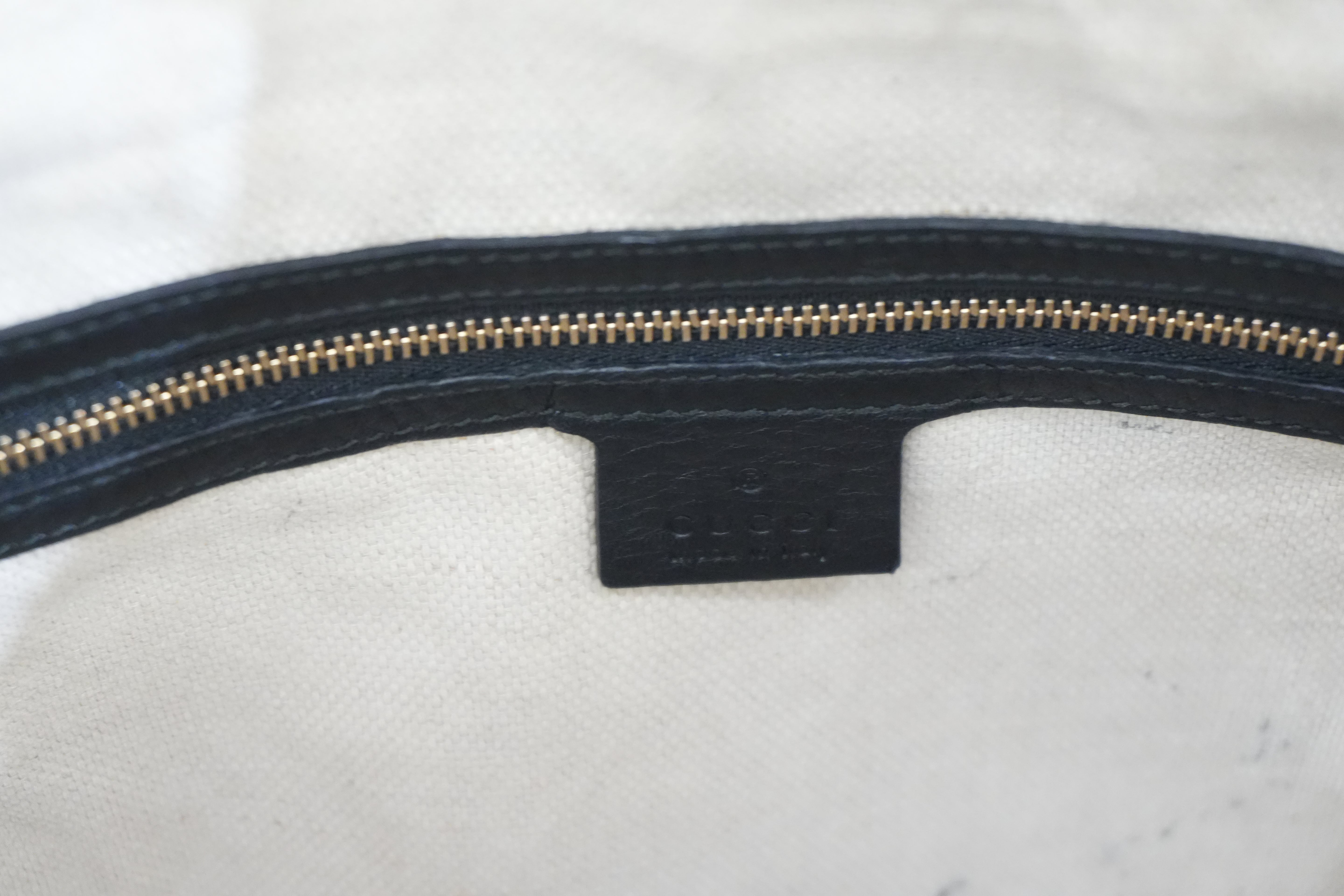 Pre-owned Gucci Soho Tote Bag Black