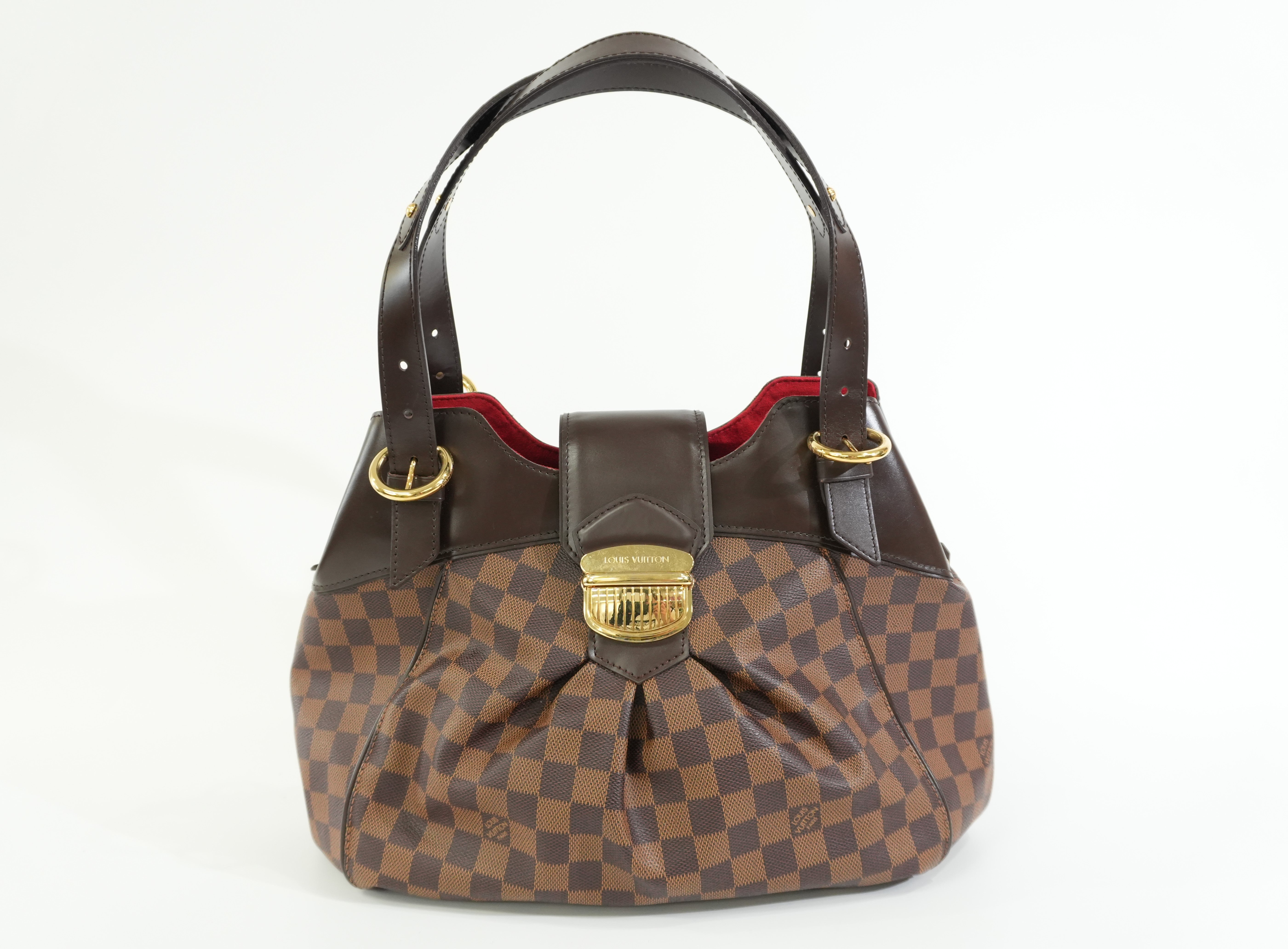 Pre-owned Louis Vuitton Damier Ebene Sistina GM Tote Bag