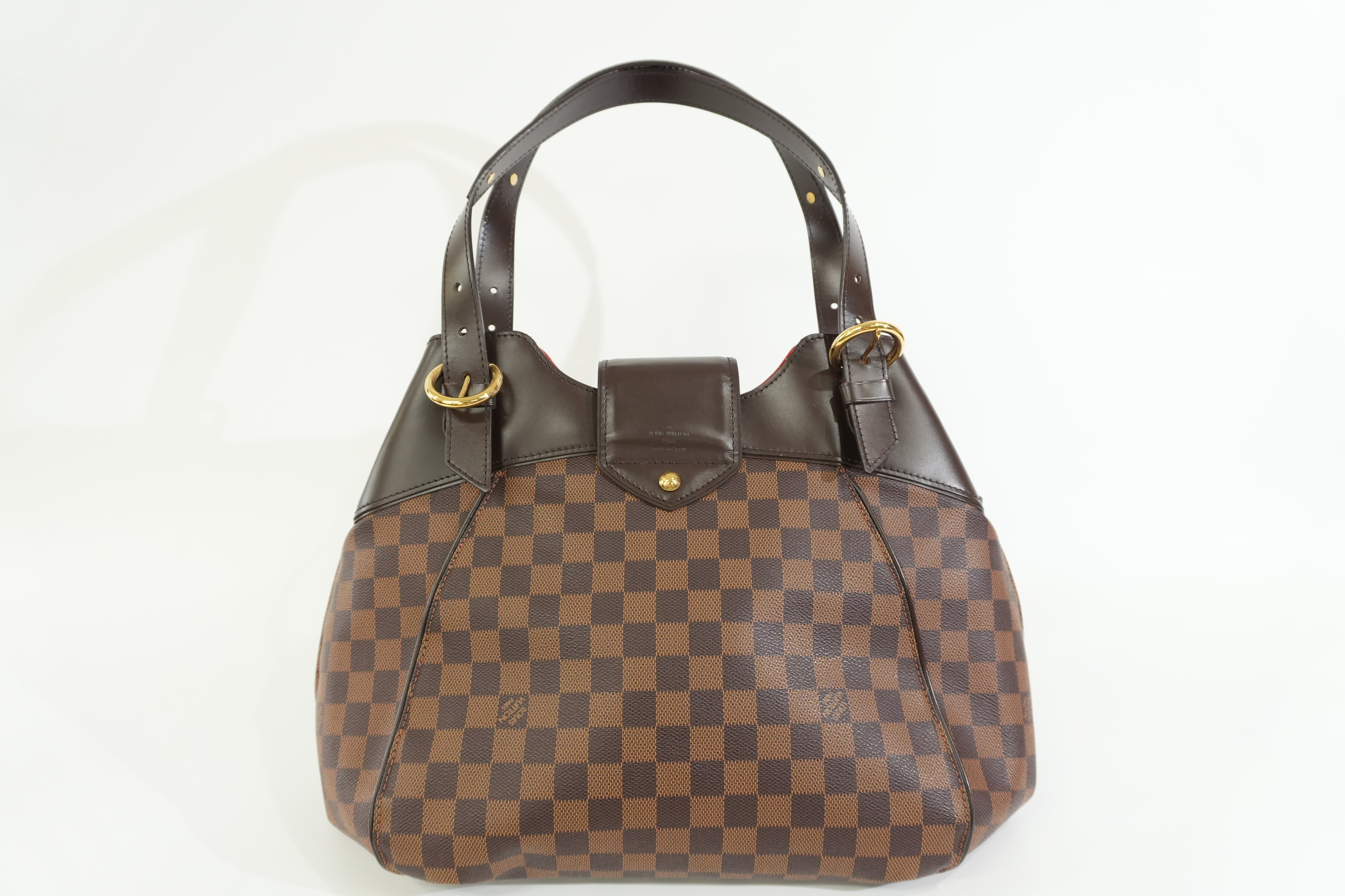 Pre-owned Louis Vuitton Damier Ebene Sistina GM Tote Bag