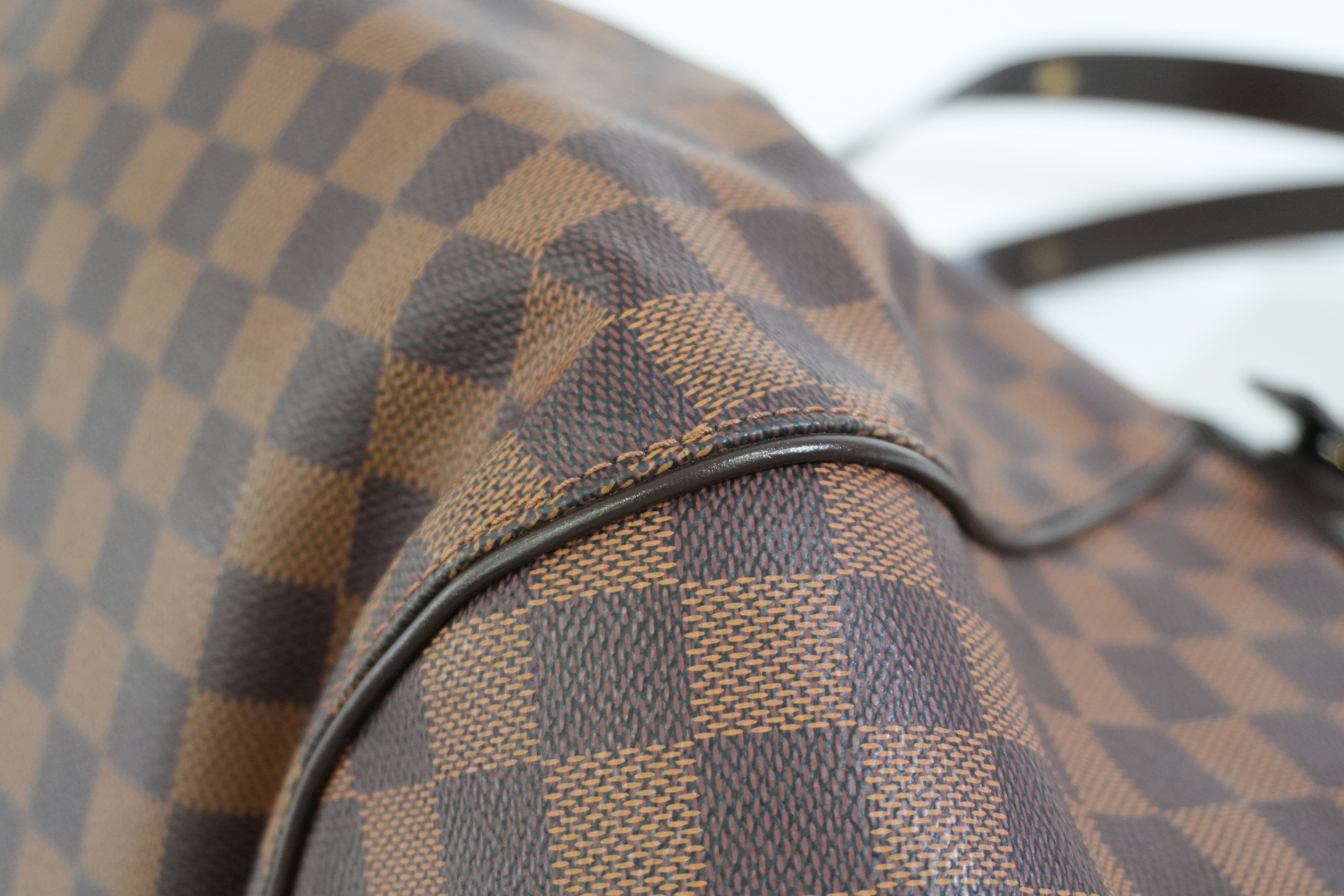 Pre-owned Louis Vuitton Damier Ebene Sistina GM Tote Bag