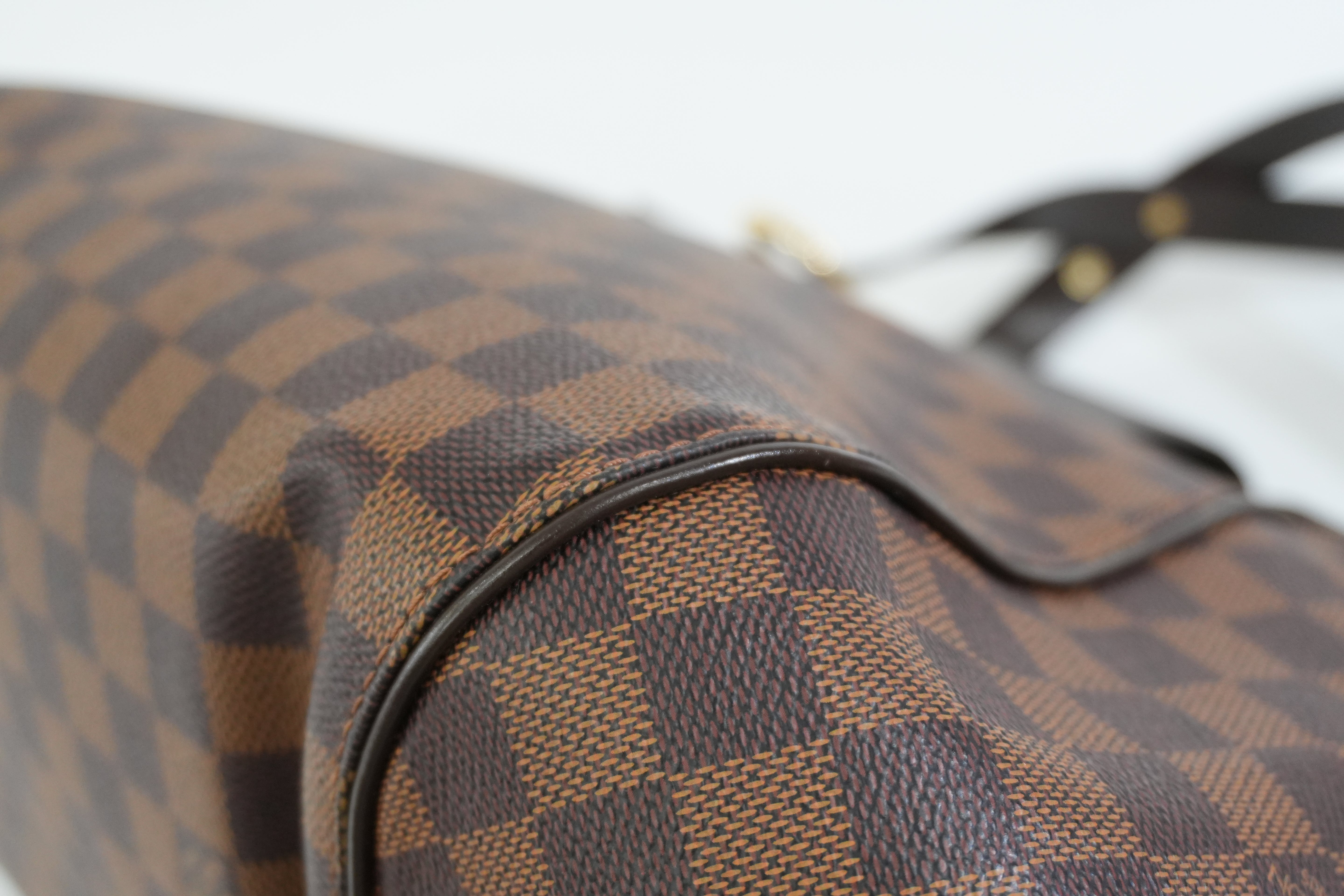 Pre-owned Louis Vuitton Damier Ebene Sistina GM Tote Bag