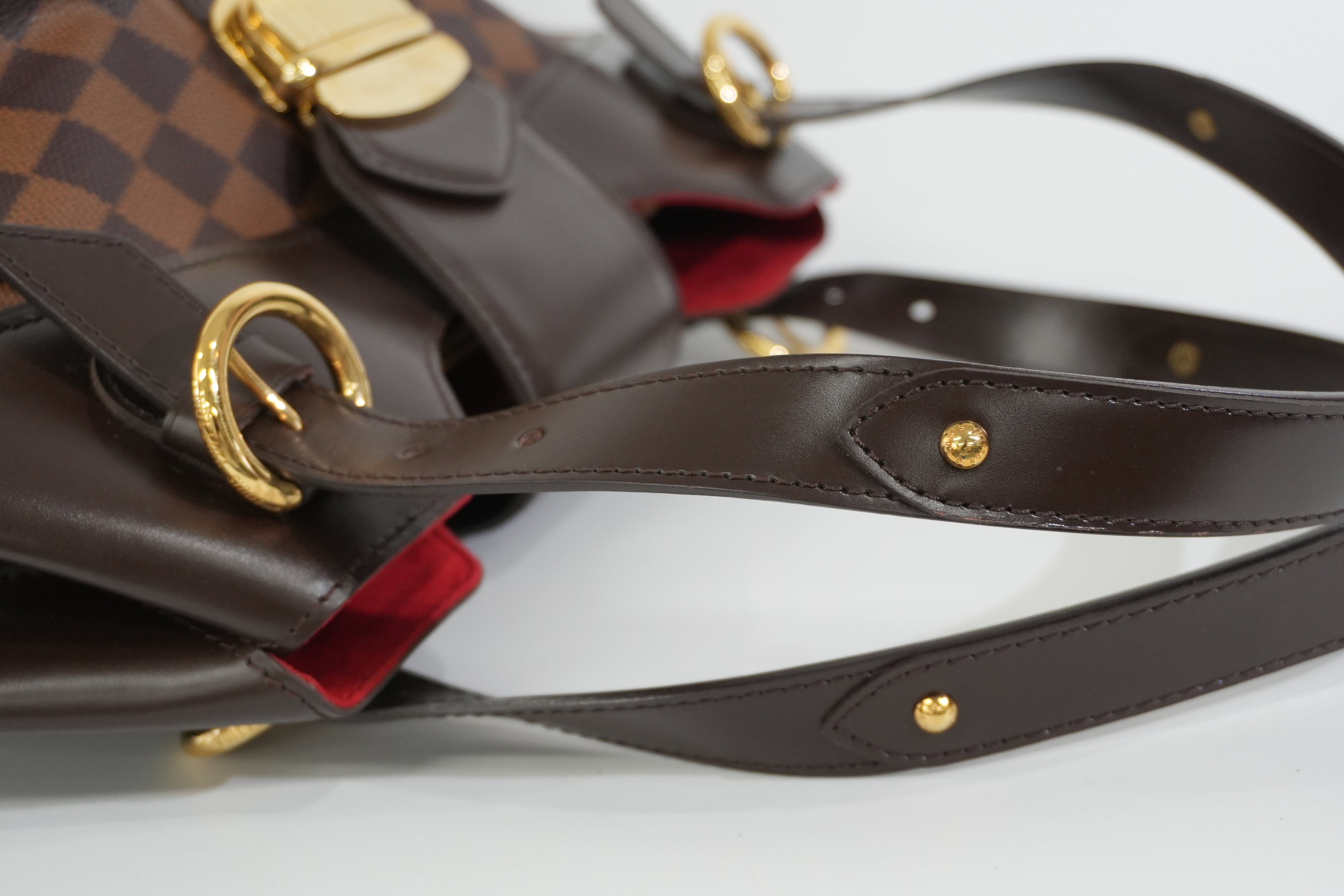 Pre-owned Louis Vuitton Damier Ebene Sistina GM Tote Bag