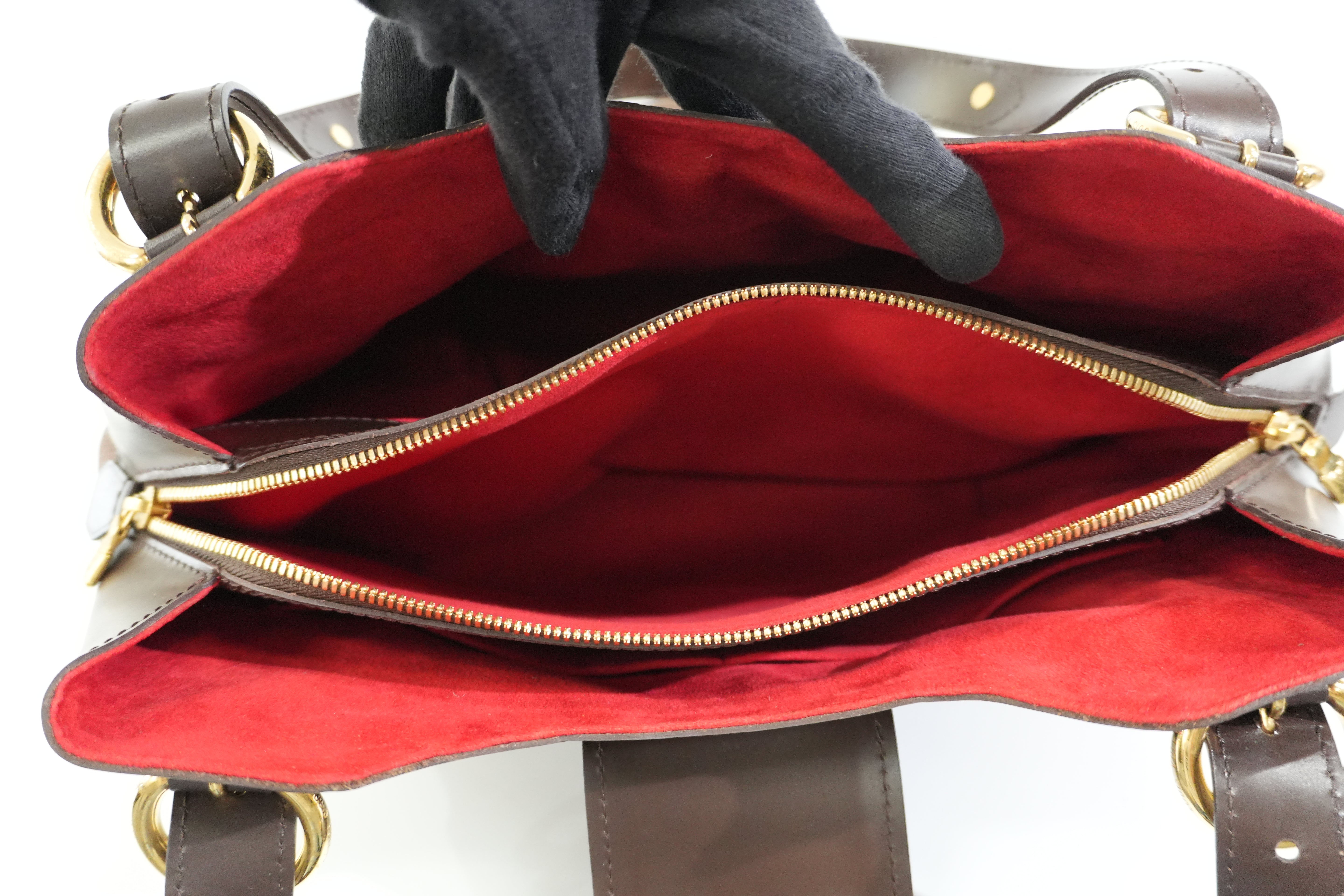 Pre-owned Louis Vuitton Damier Ebene Sistina GM Tote Bag