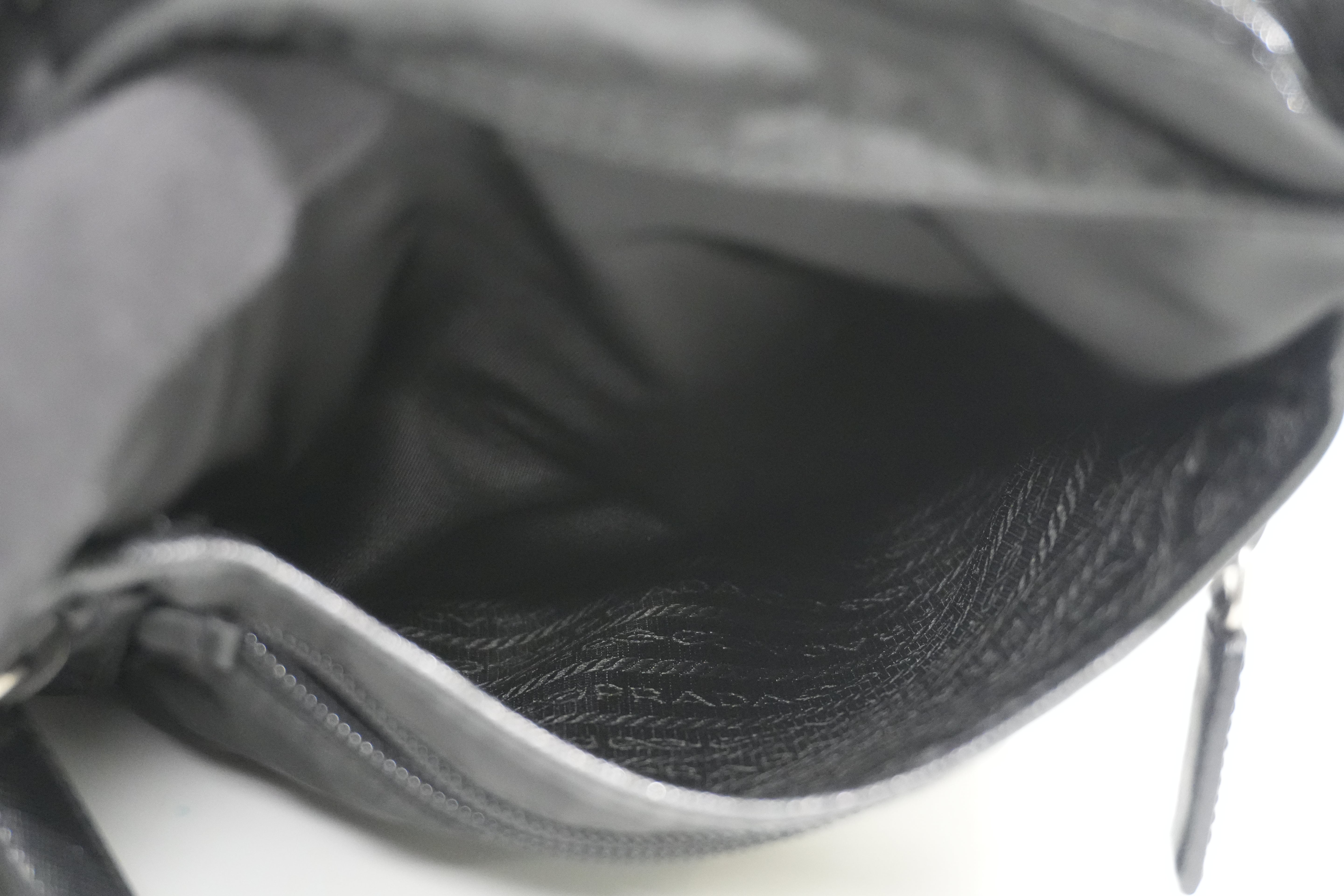 Pre-owned Prada Nylon Crossbody Bag Black