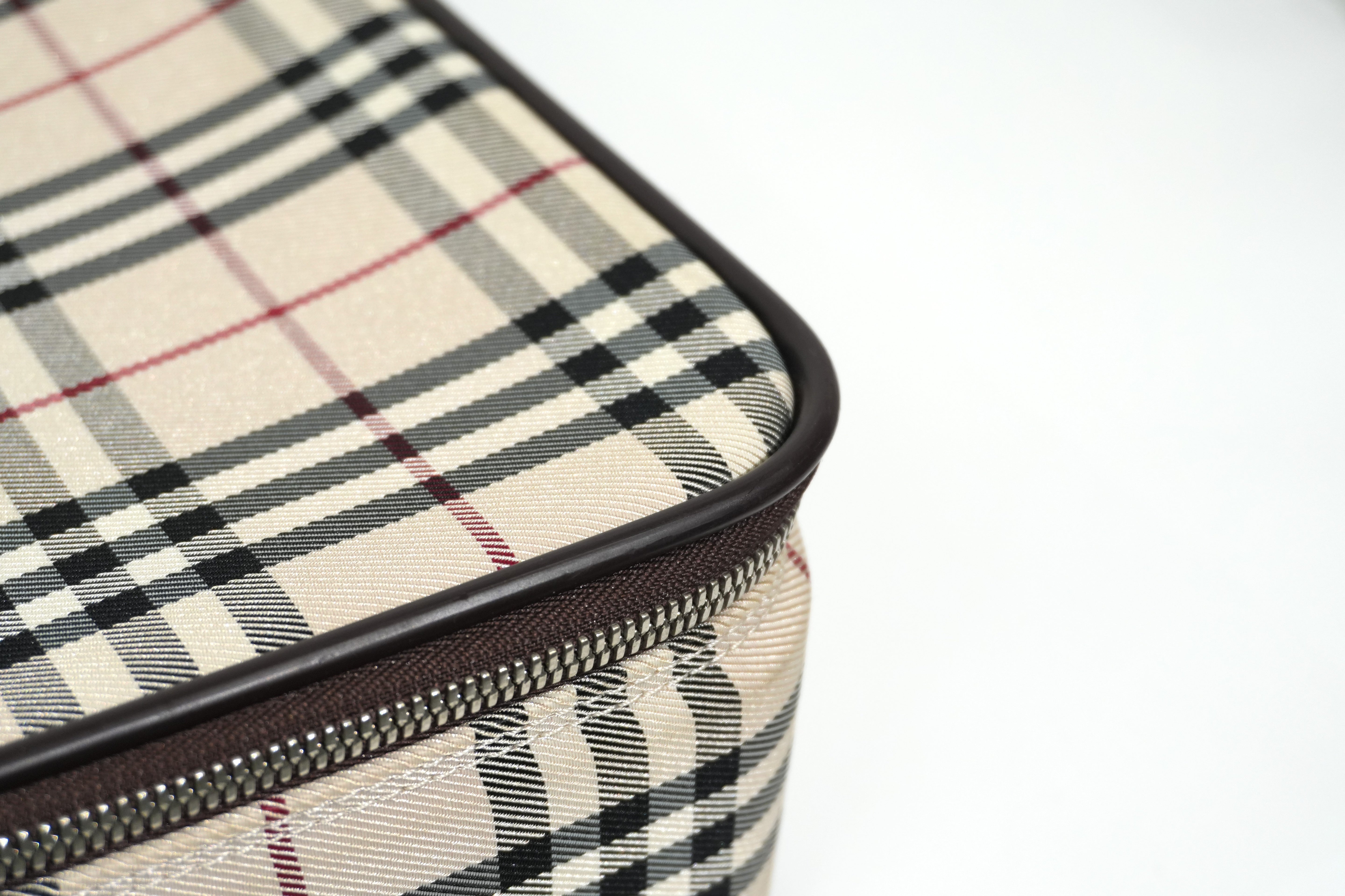 Pre-owned Burberry Nova Check Business Bag Beige