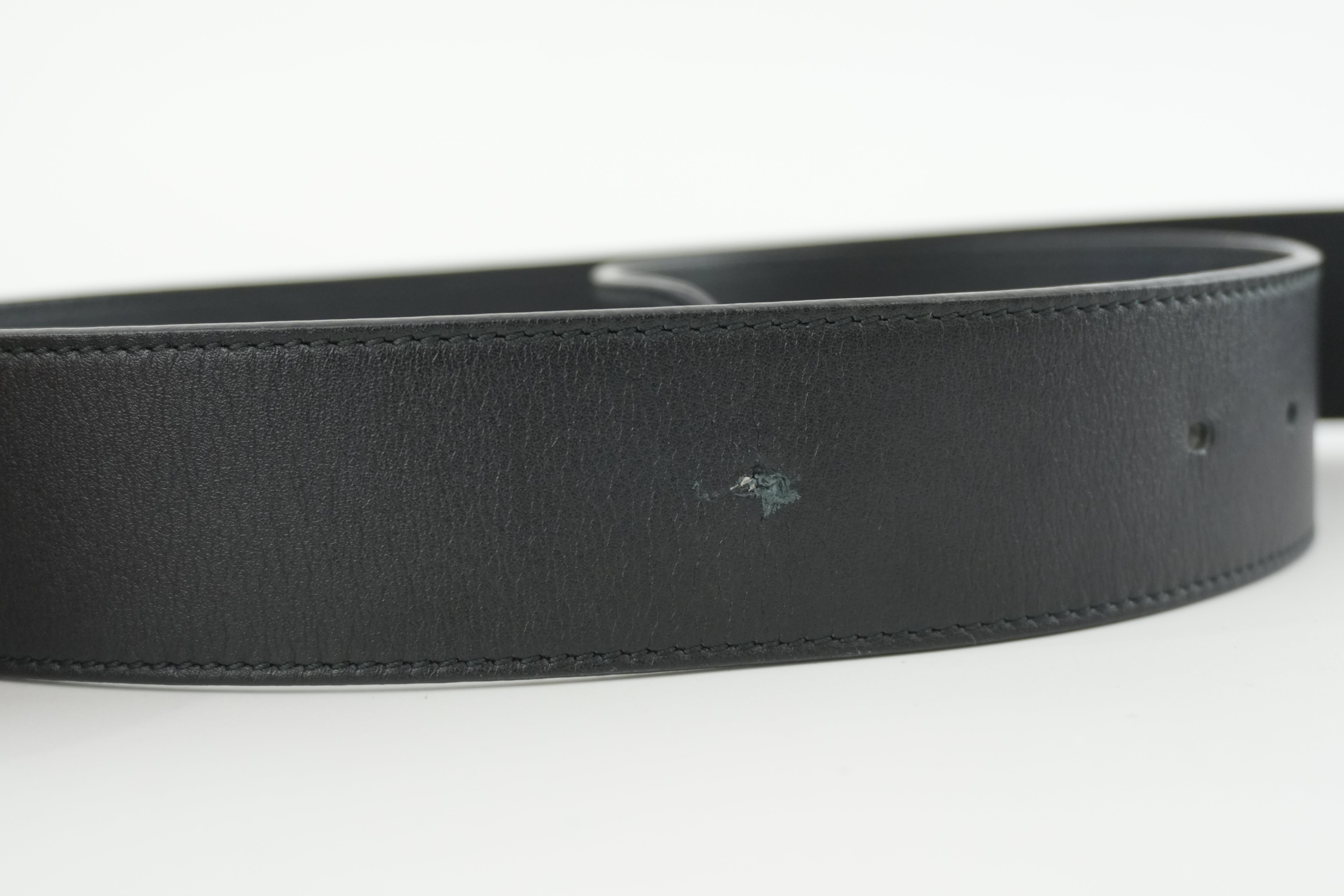 Gucci GG Marmont Belt Leather Black Used