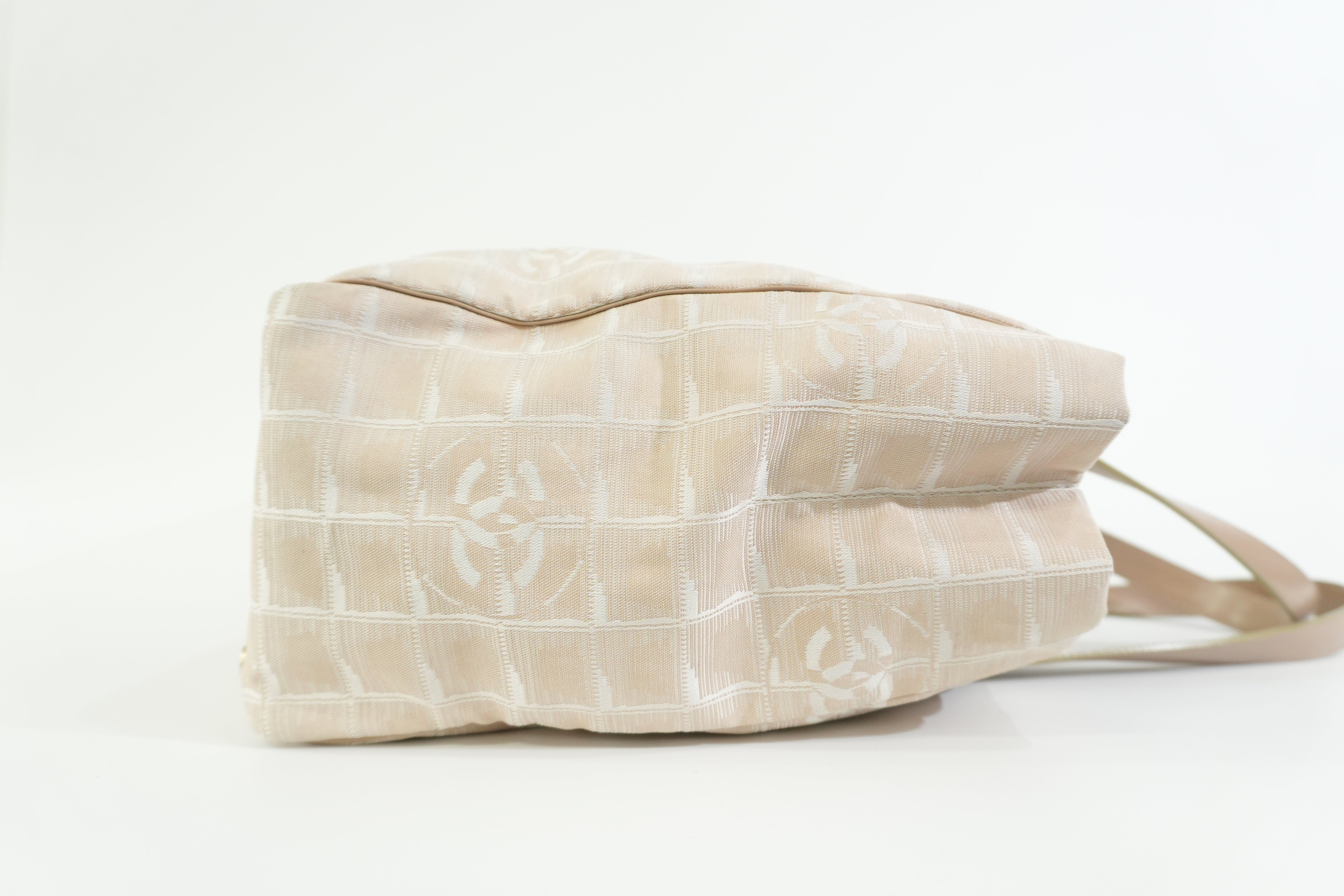 Pre-owned Chanel New Travel Line Tote Bag Pink