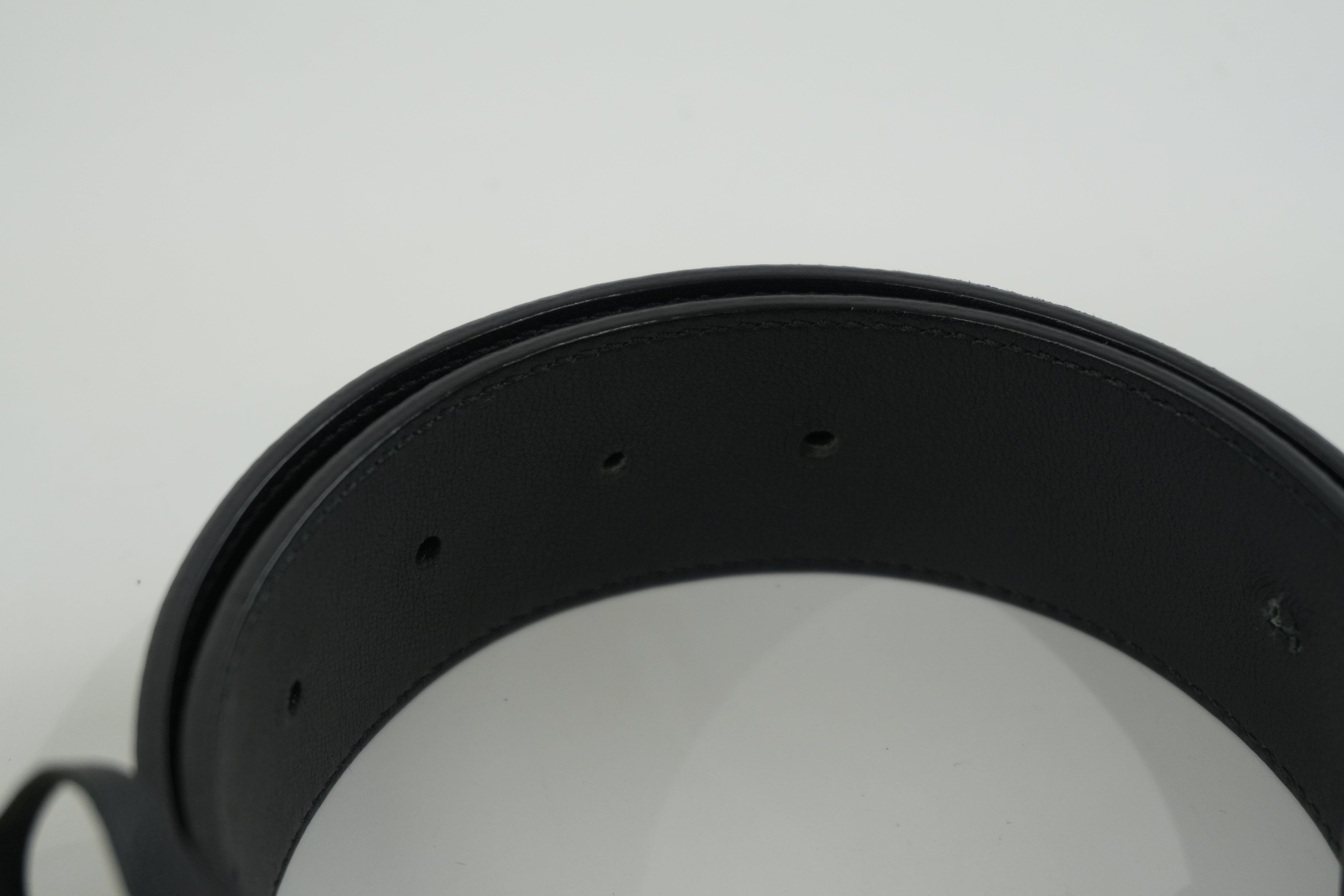 Gucci GG Marmont Belt Leather Black Used