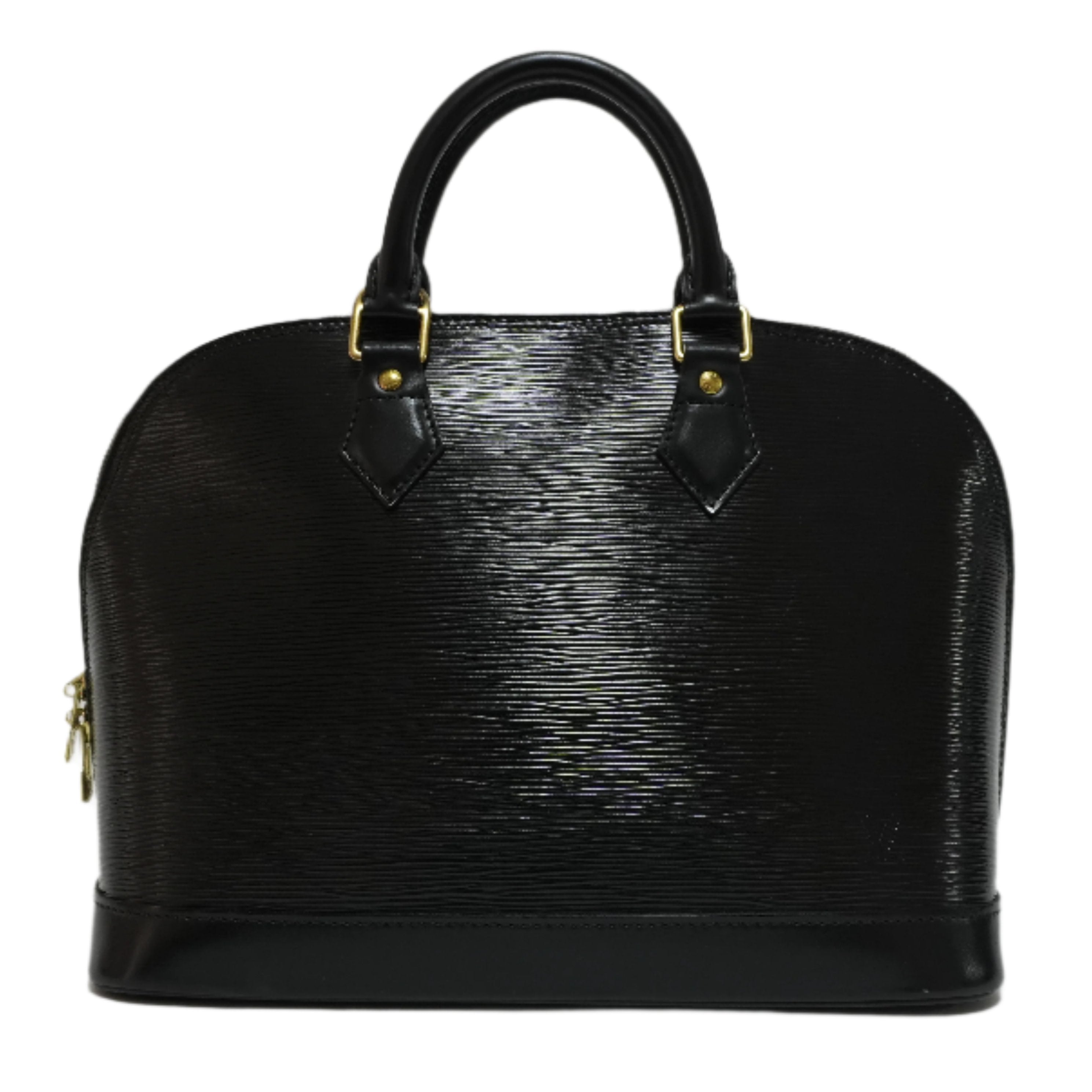 Louis Vuitton Epi Alma PM Handbag Black Used