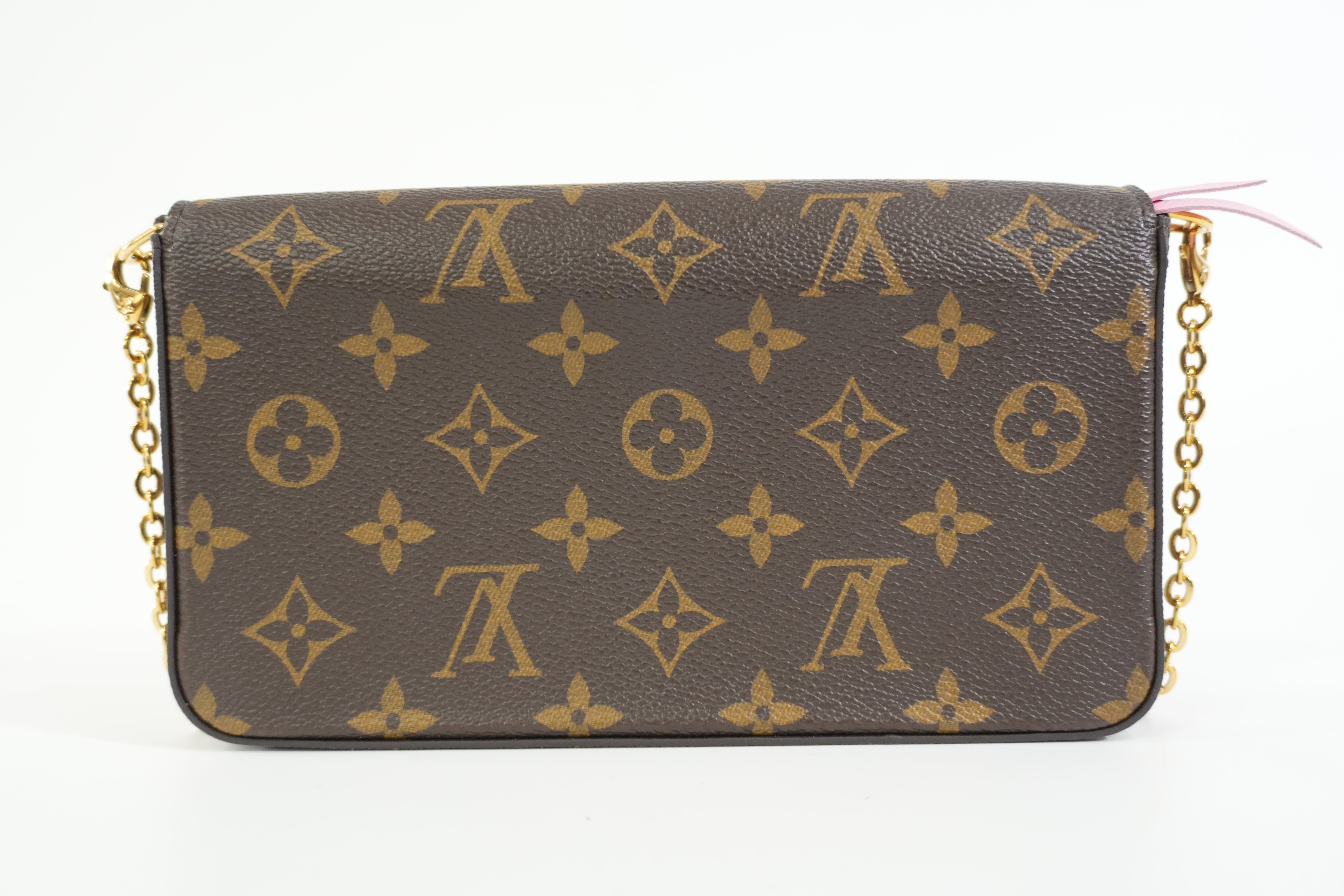 Pre-owned Louis Vuitton Monogram Felicie Pochette Vivienne Shoulder Bag