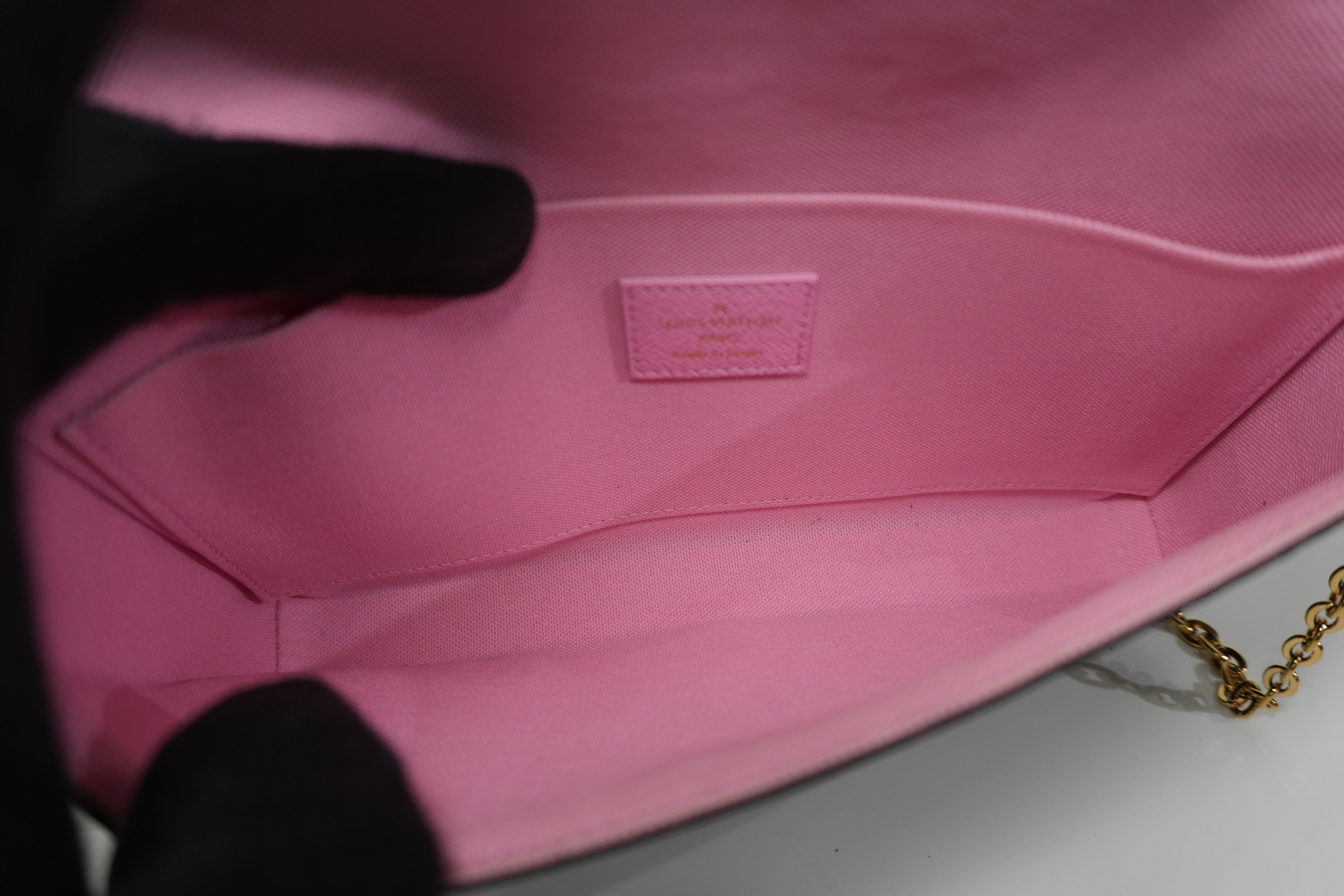 Pre-owned Louis Vuitton Monogram Felicie Pochette Vivienne Shoulder Bag