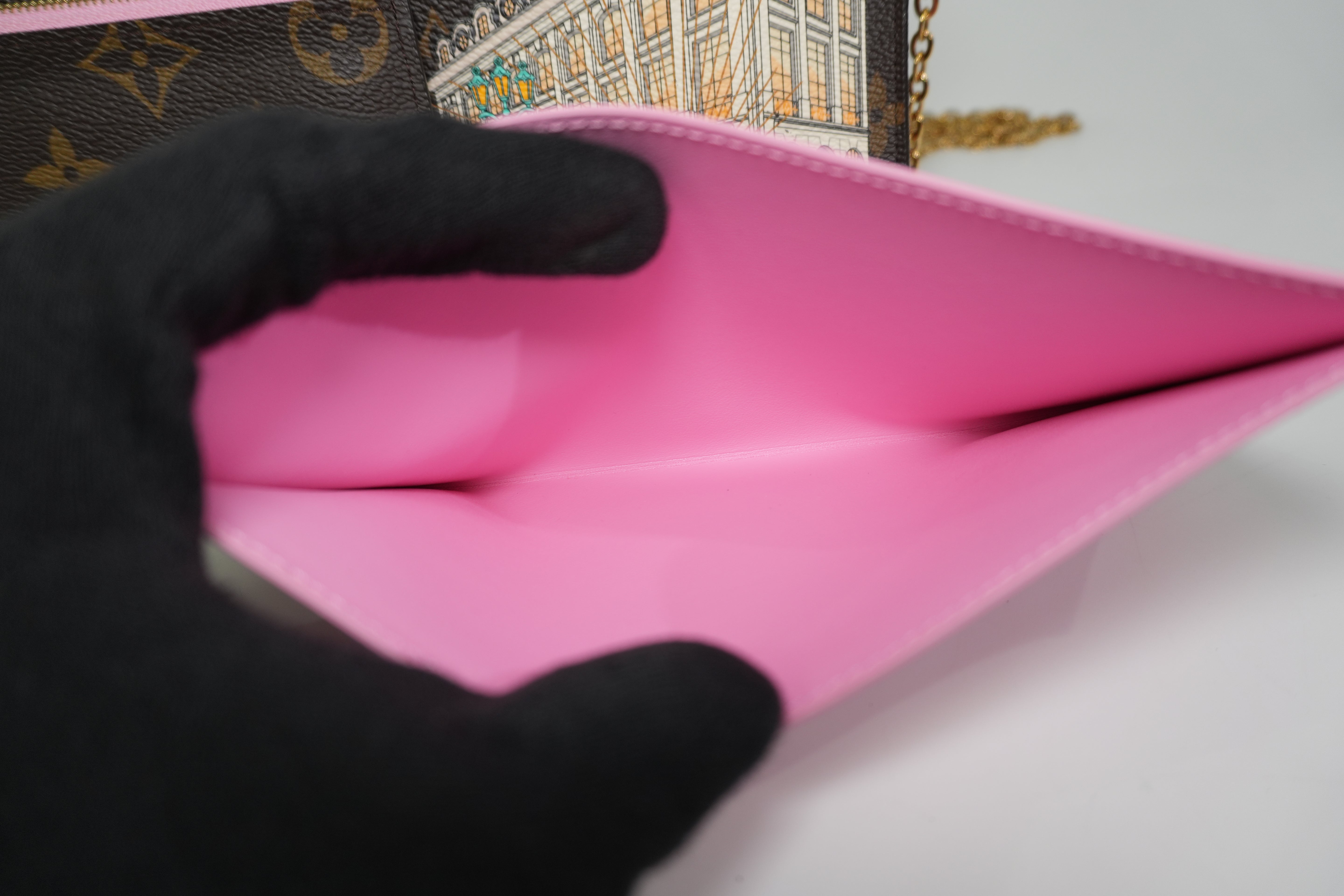 Pre-owned Louis Vuitton Monogram Felicie Pochette Vivienne Shoulder Bag