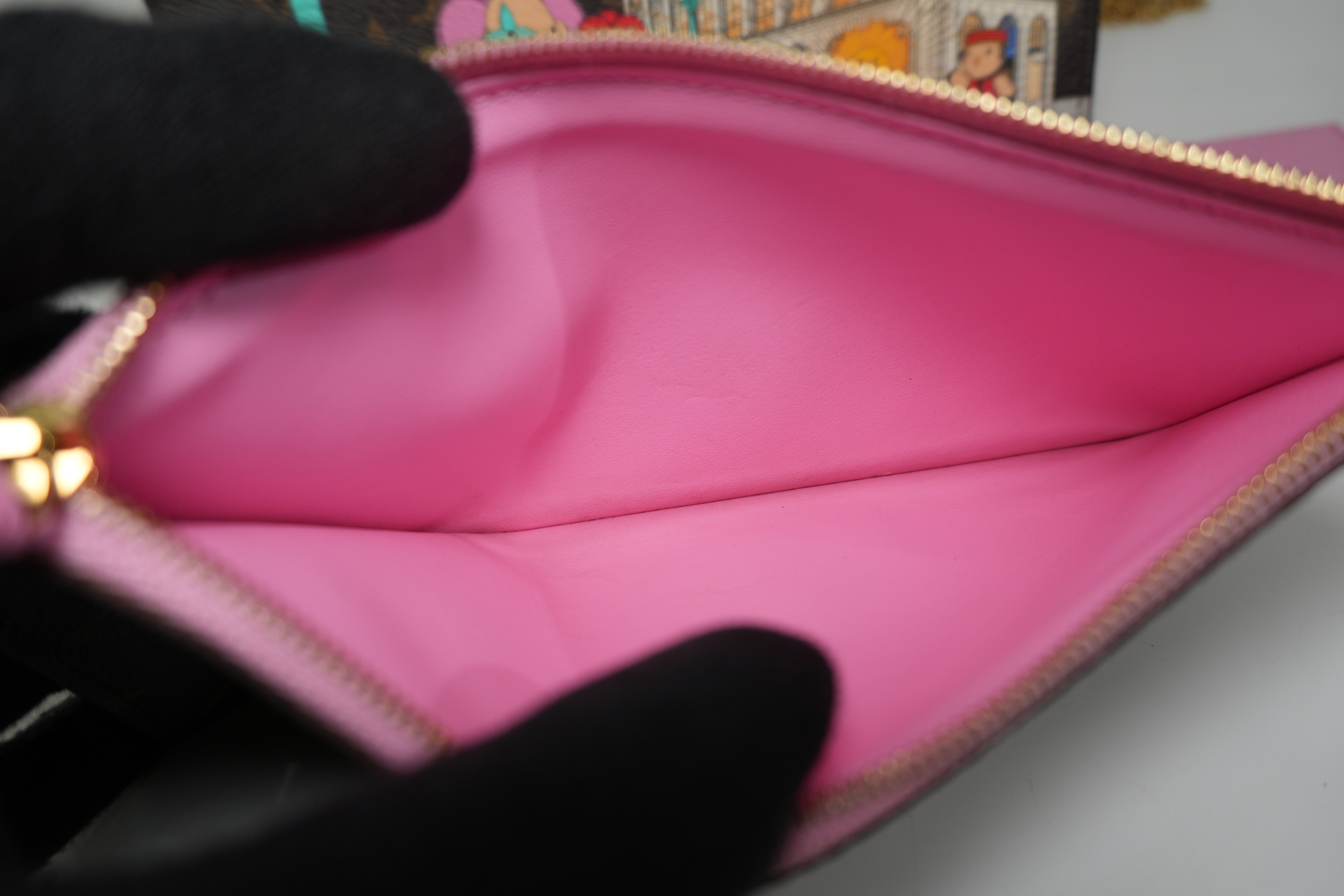 Pre-owned Louis Vuitton Monogram Felicie Pochette Vivienne Shoulder Bag