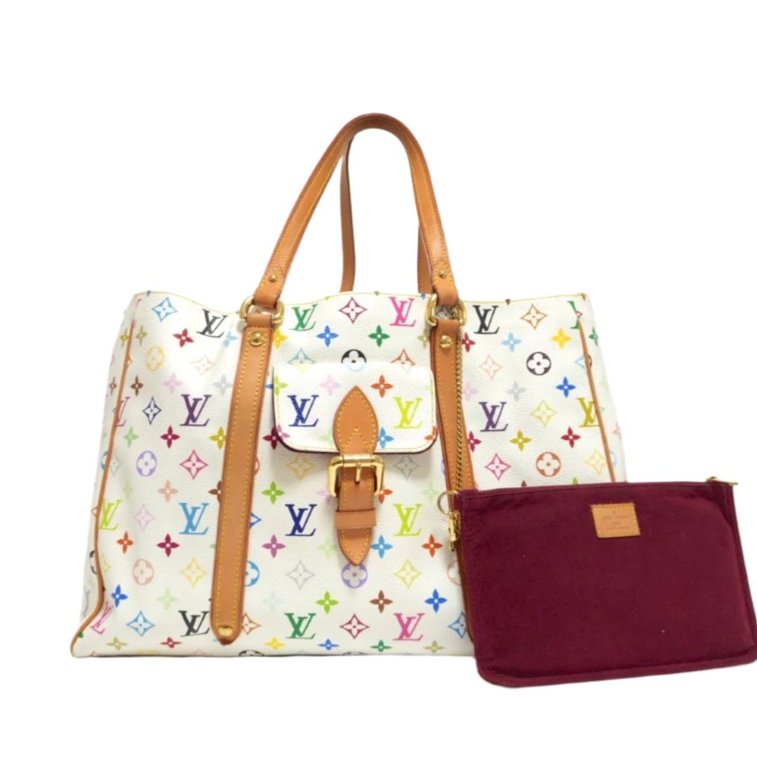 Louis Vuitton Multicolor Aurelia MM Shoulder Tote Bag Used