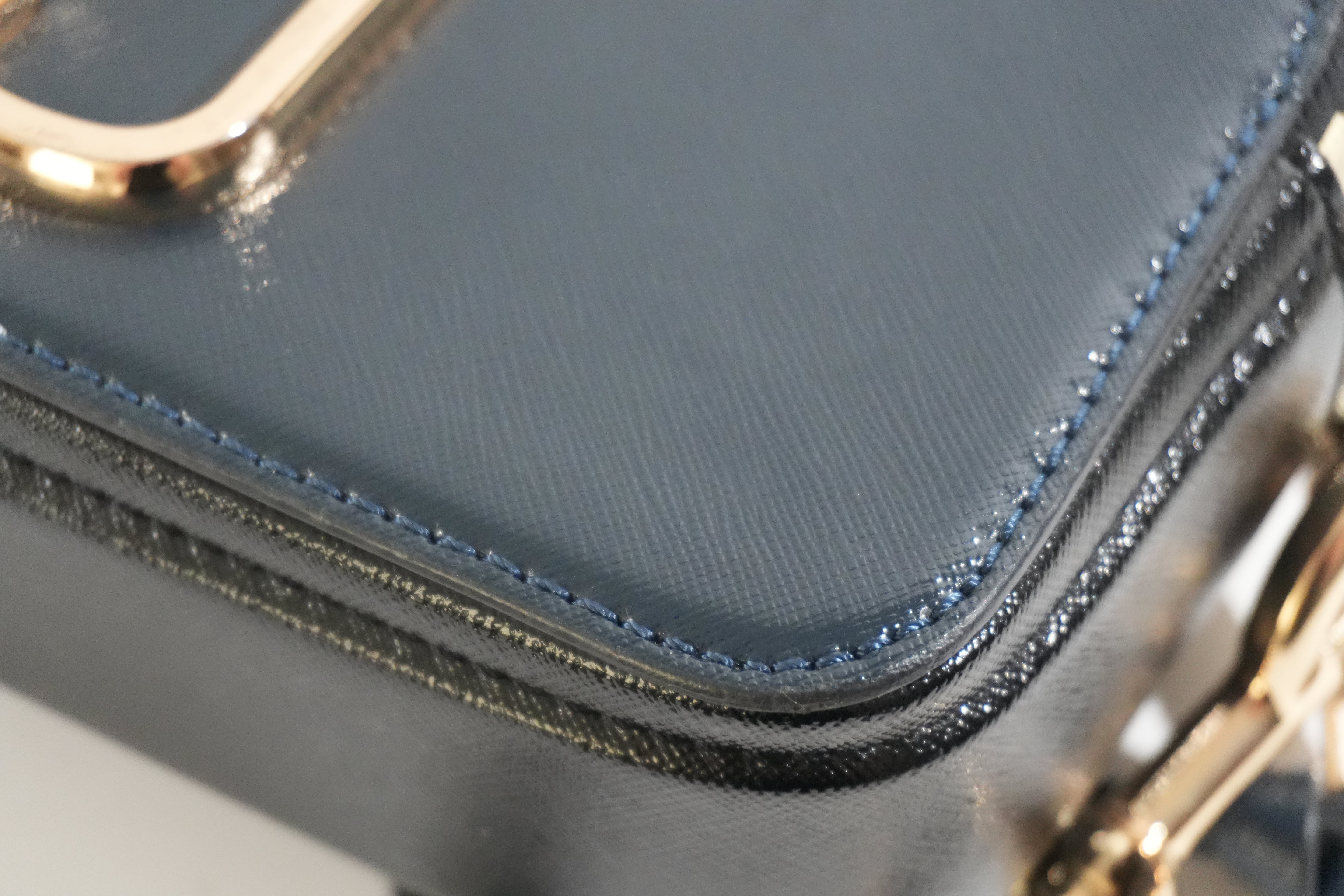 Pre-owned Marc Jacobs Snapshot Crossbody Bag Blue