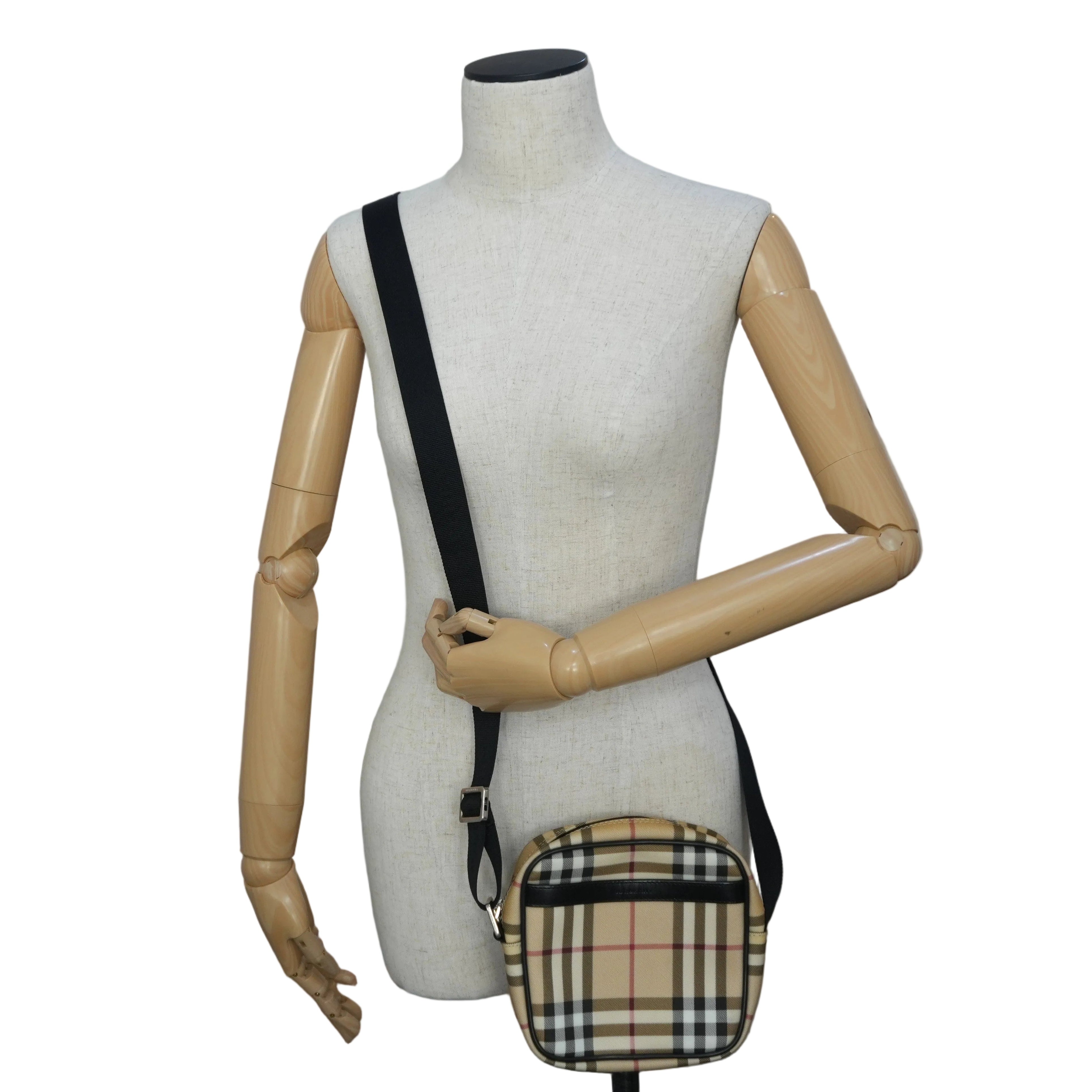 Pre-owned Burberry Nova Check Crossbody Bag